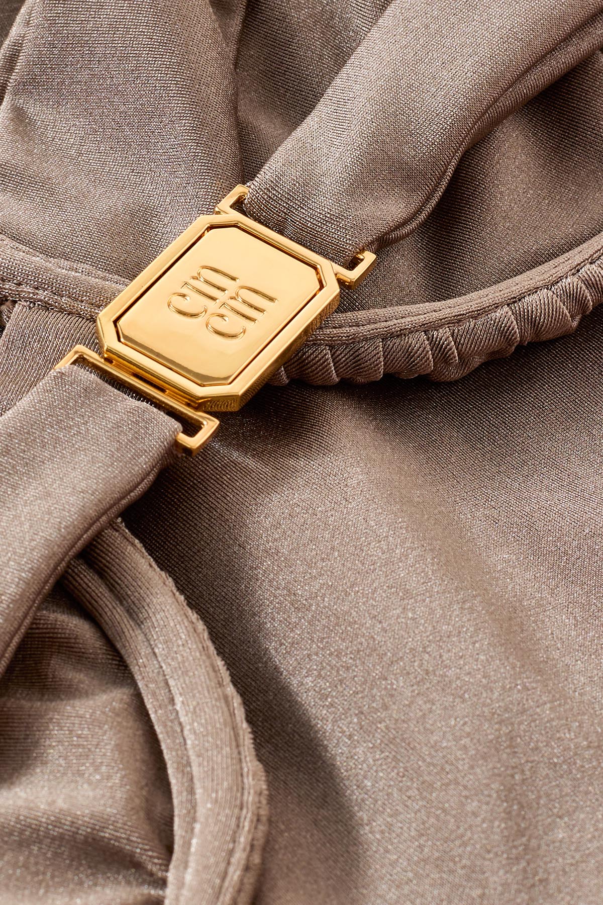 Ariel Ruched Bra - Latte - Image 6