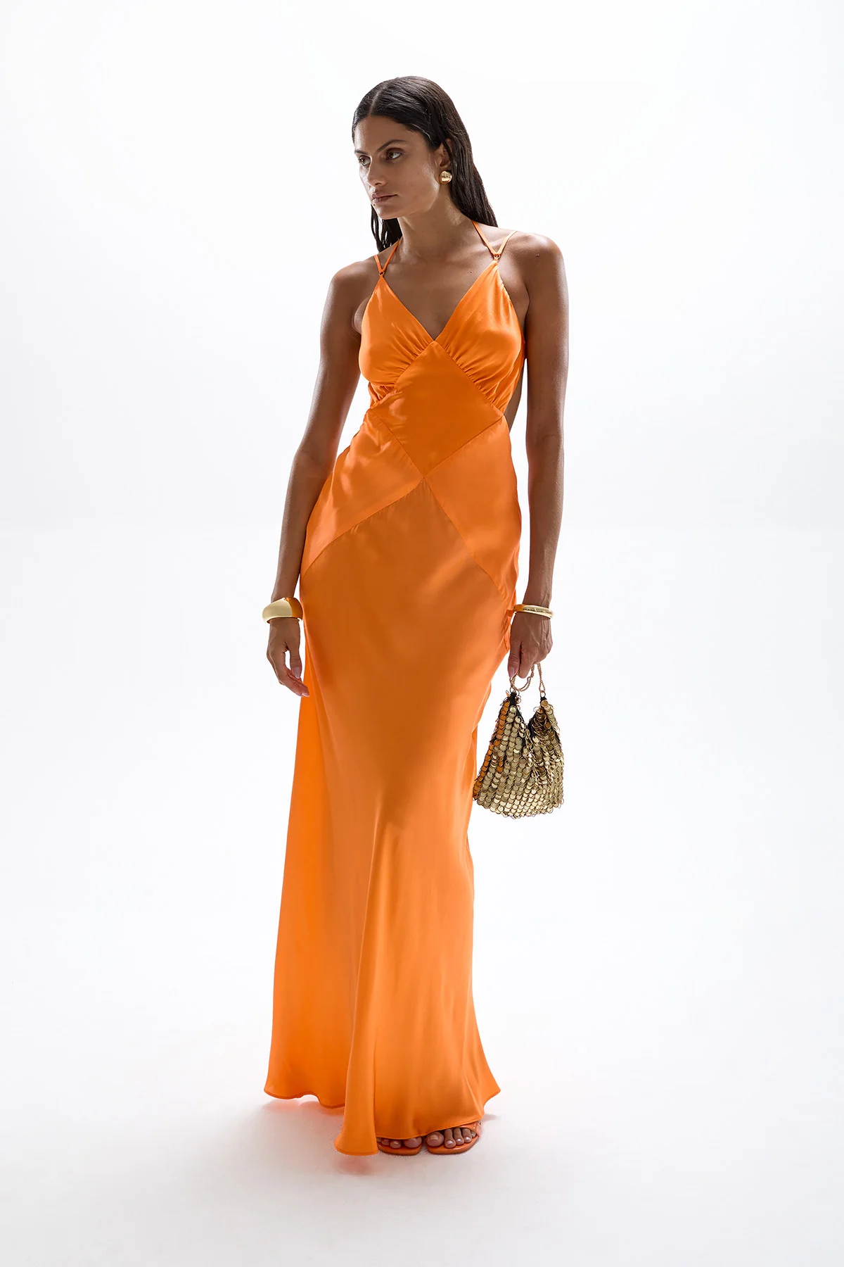 Cinema Maxi Dress - Orange