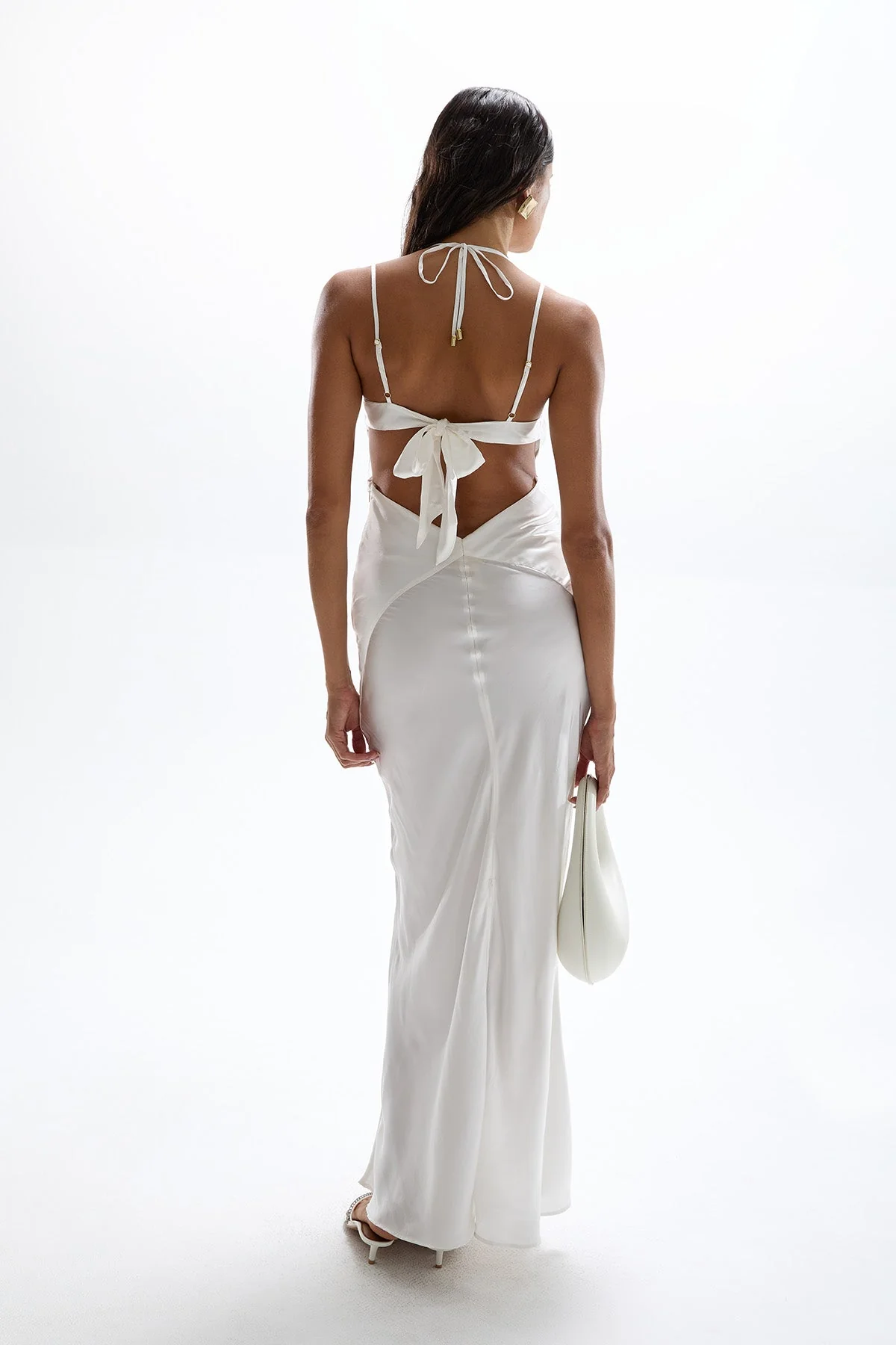 Cinema Maxi Dress - Pearl - Image 2