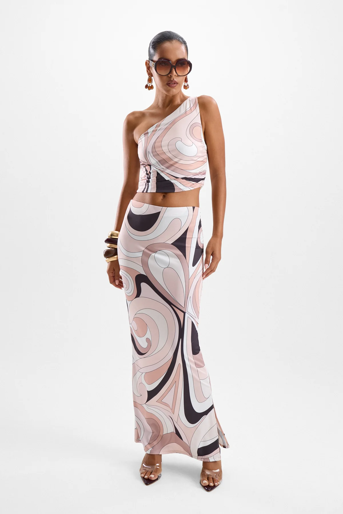 City Maxi Skirt - Mars Beige