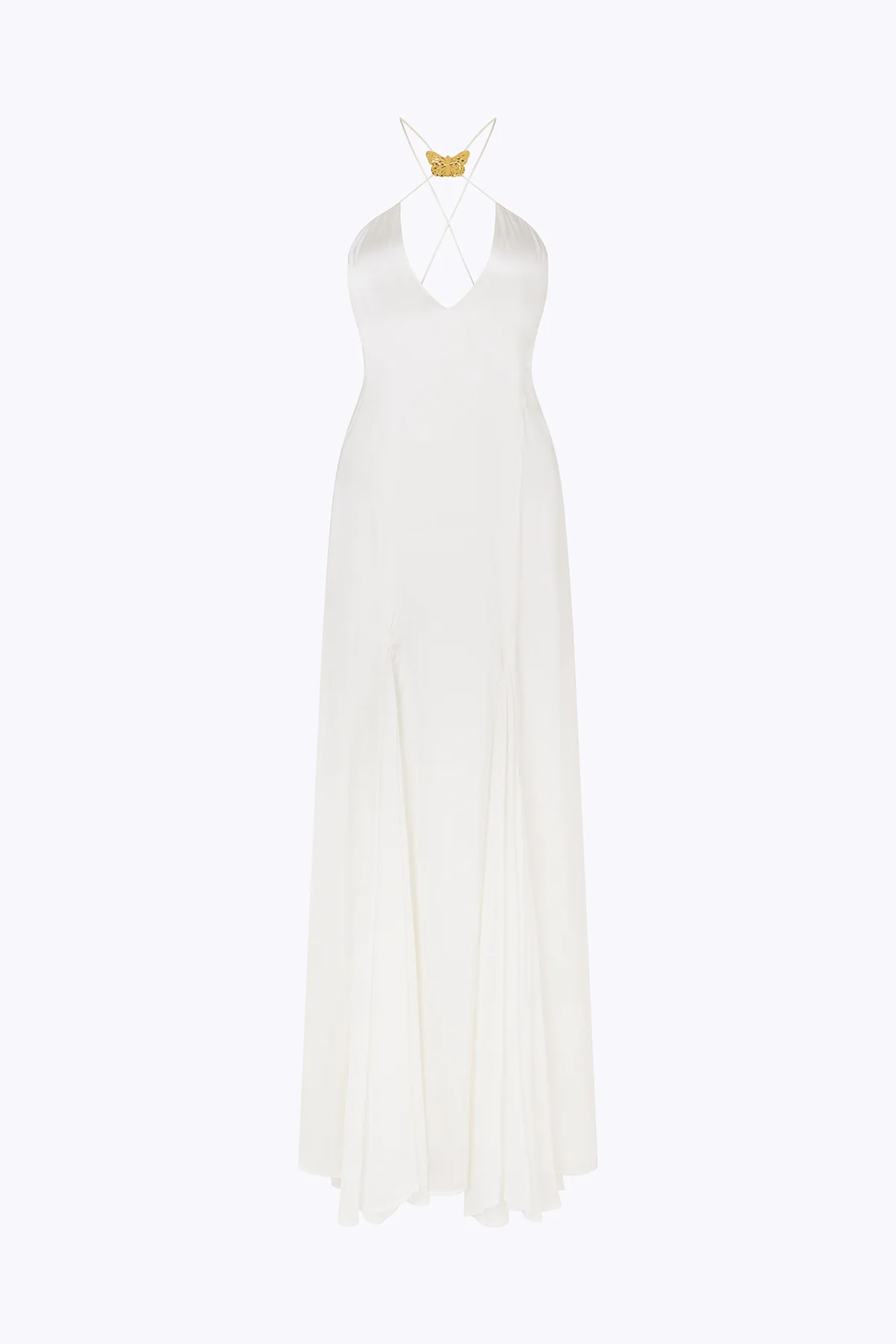 Como Butterfly Maxi Dress - Pearl - Image 5