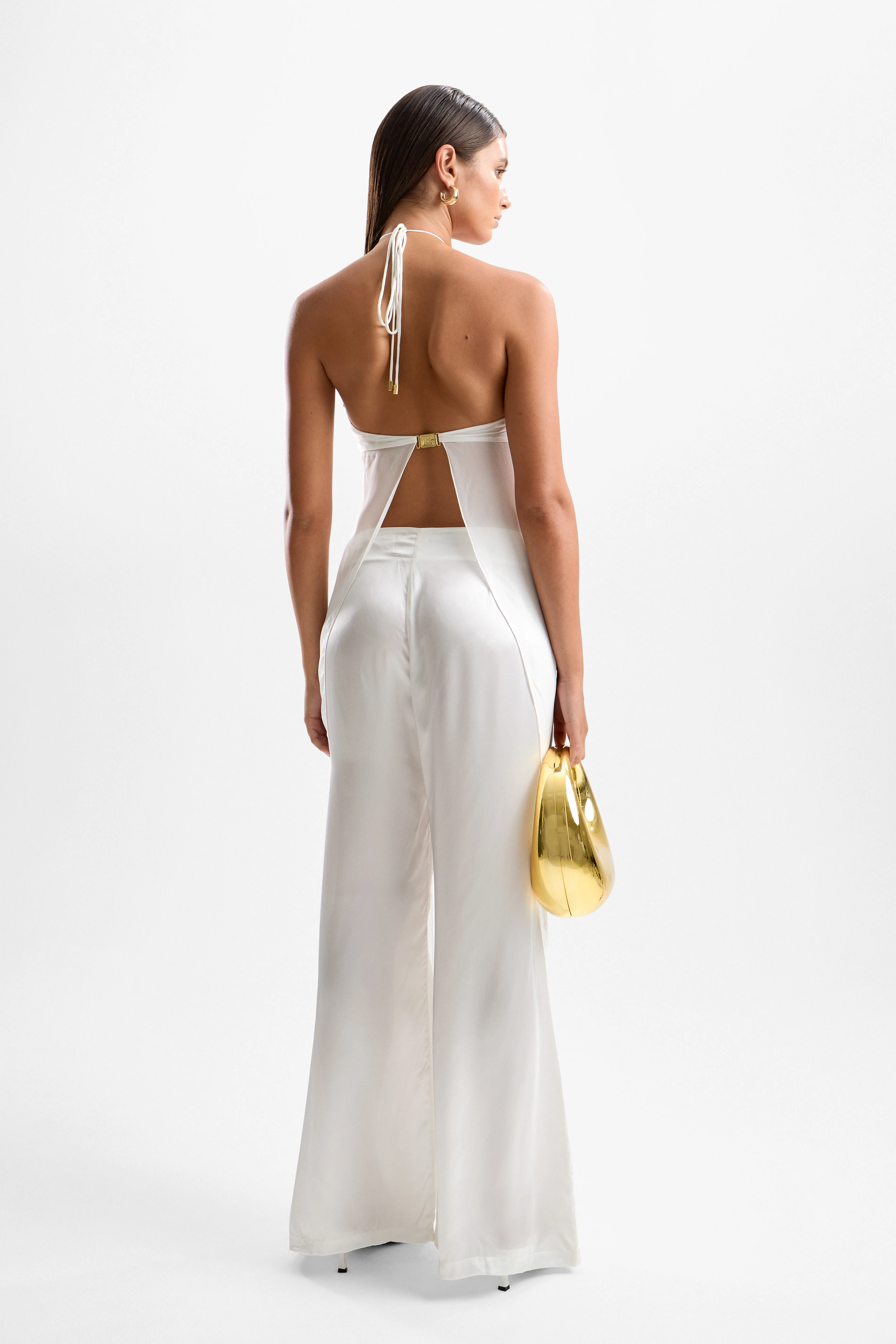 Coral Lobster Drape Top - Pearl - Image 2