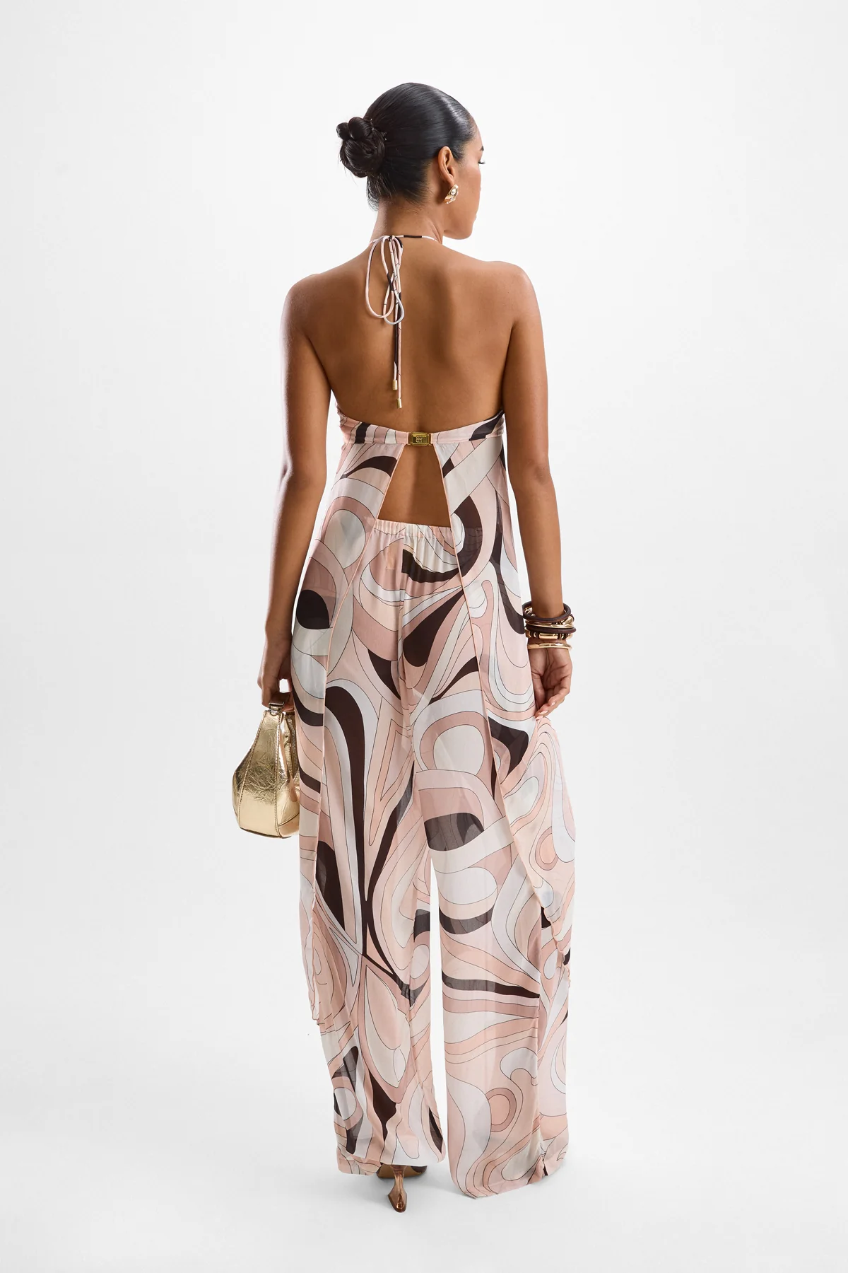 Coral Moonstone Drape Top - Mars Beige - Image 2