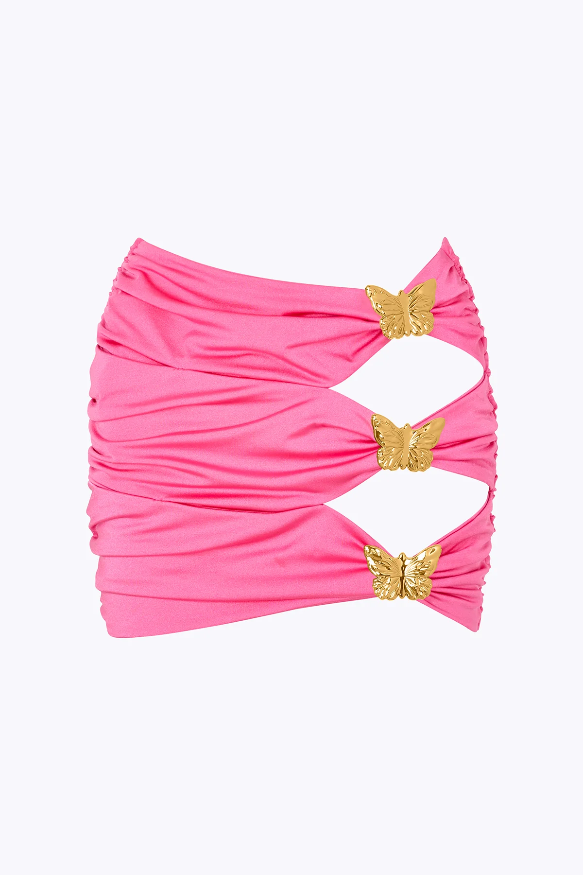 Coupe Butterfly Cut Out Mini Skirt - Barbie - Image 4