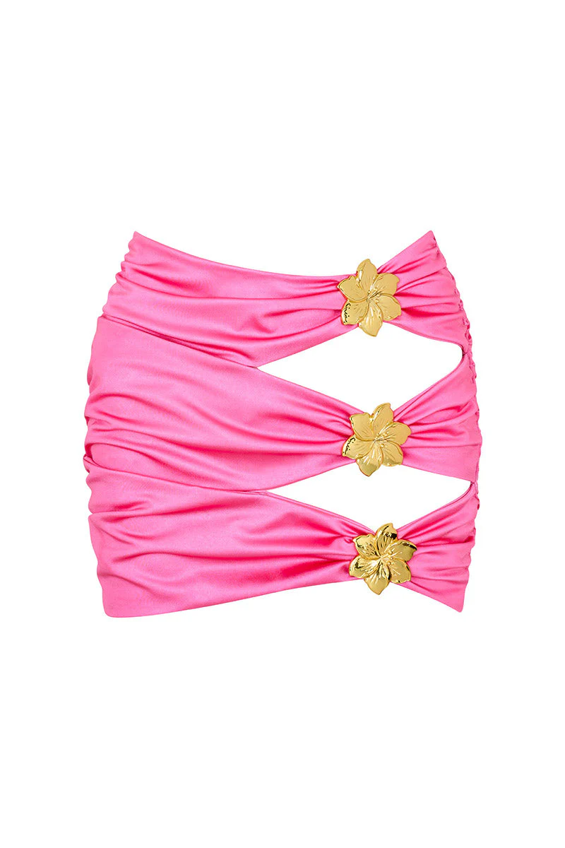 Coupe Cut Out Mini Skirt - Barbie - Image 5