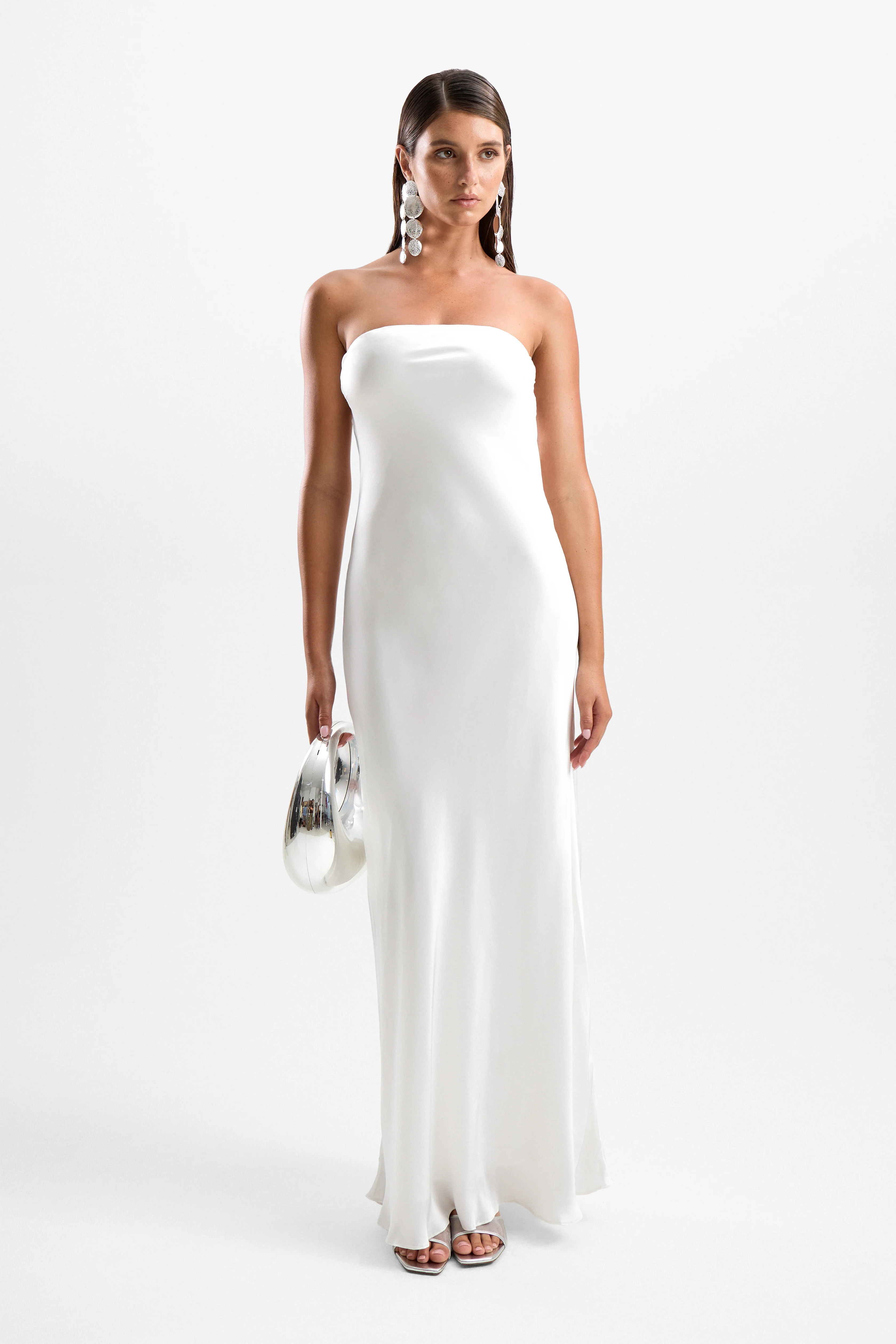 Duchess Maxi Dress - Pearl
