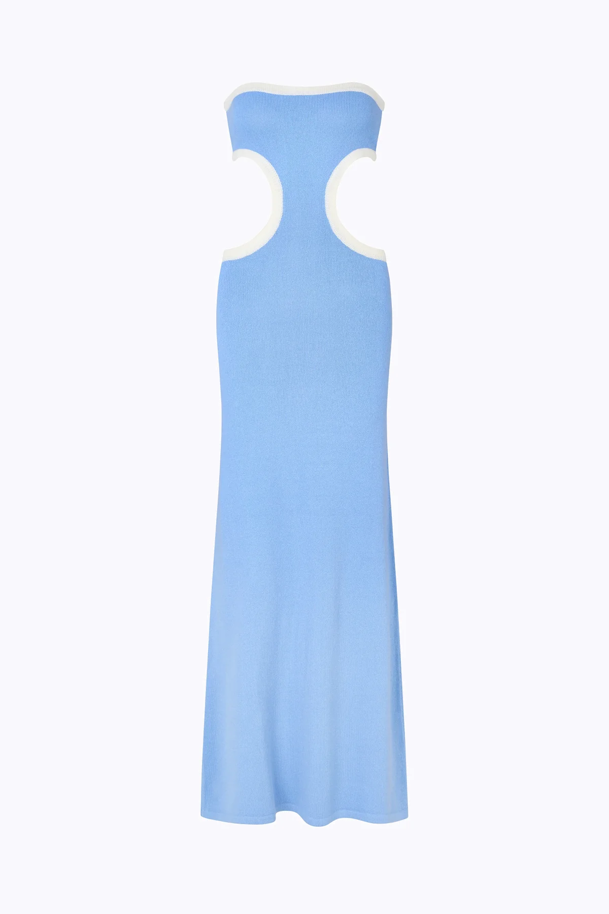 Empire Knit Dress - Baby Blue - Image 4