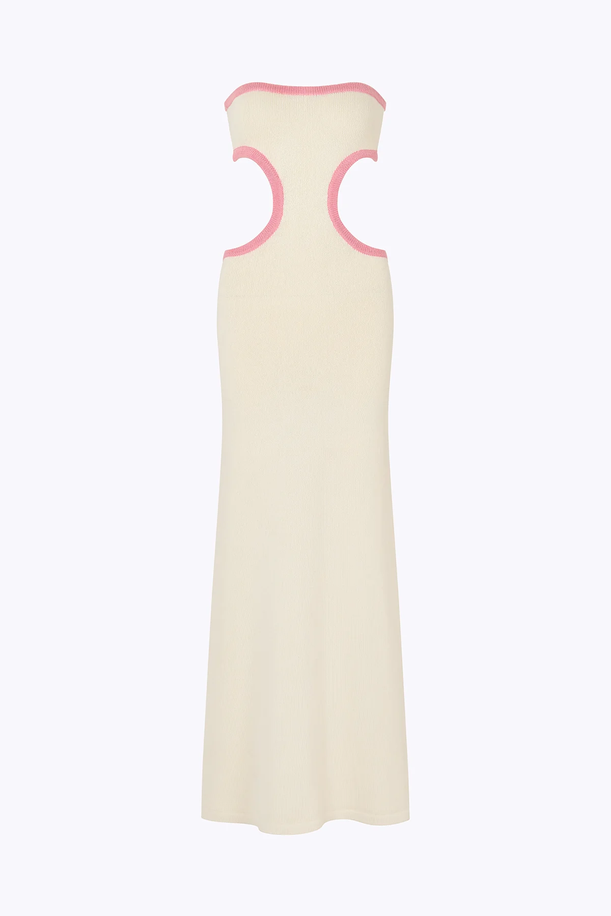 Empire Knit Dress - Pearl - Image 4