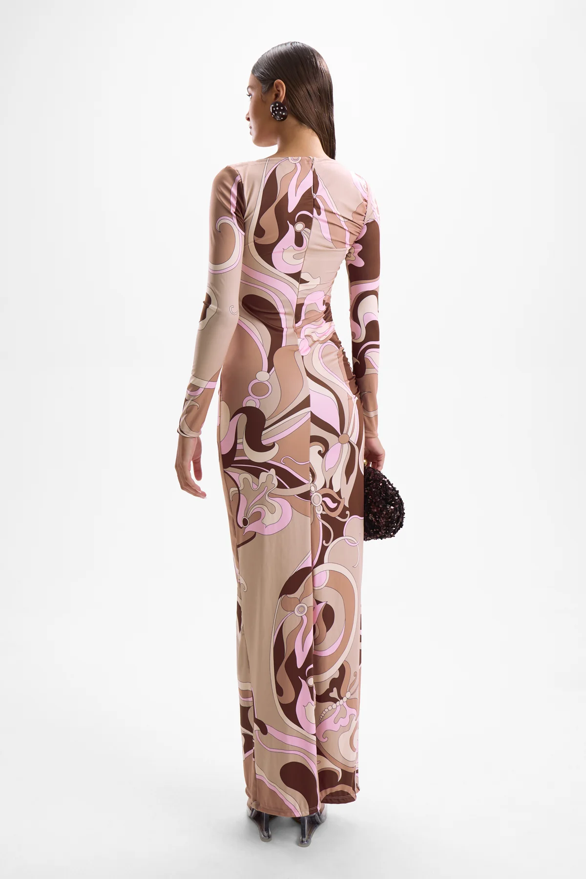 Empress Maxi Dress - Deco Mocha - Image 2