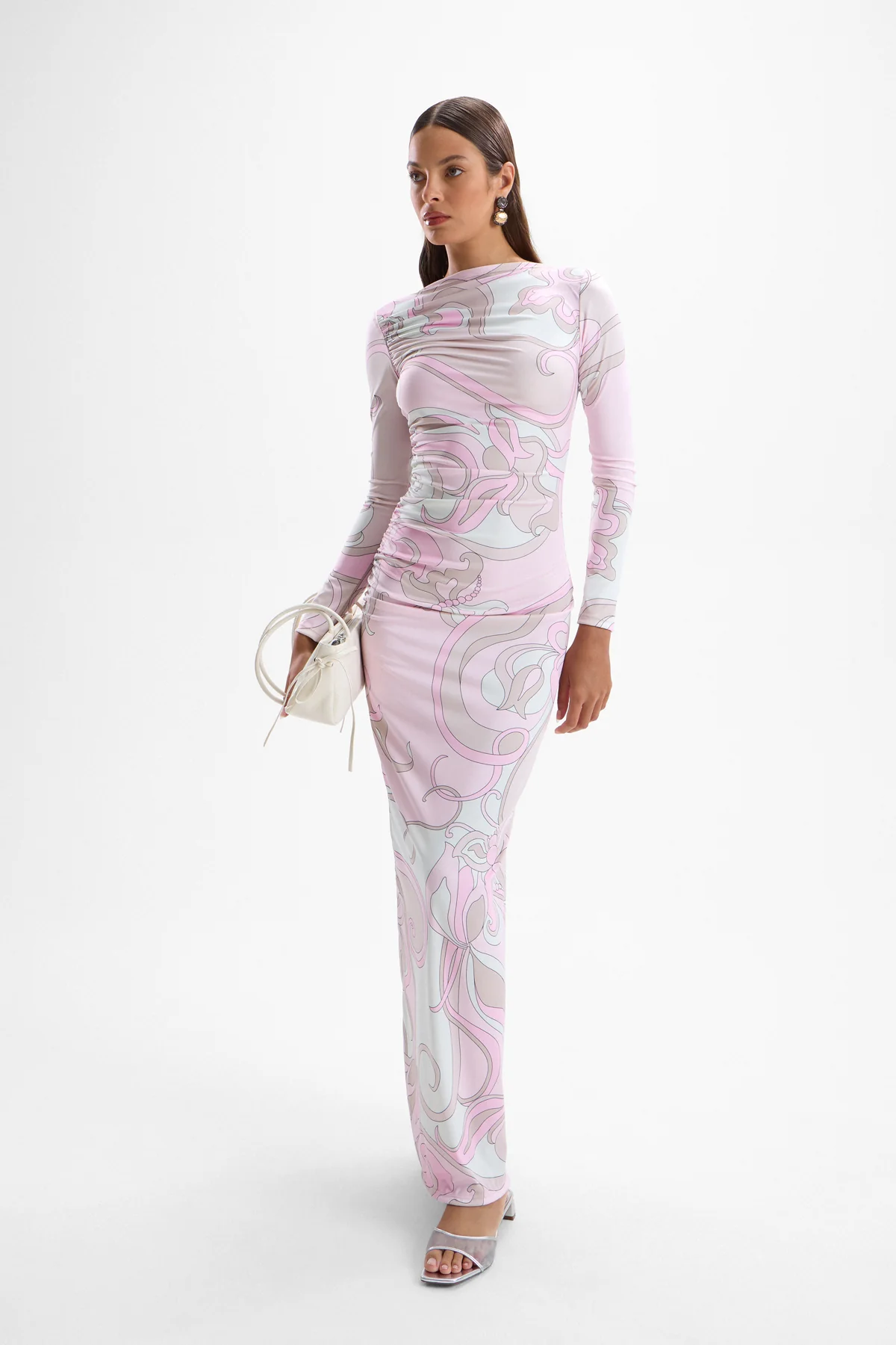 Empress Maxi Dress - Deco Pink - Image 4
