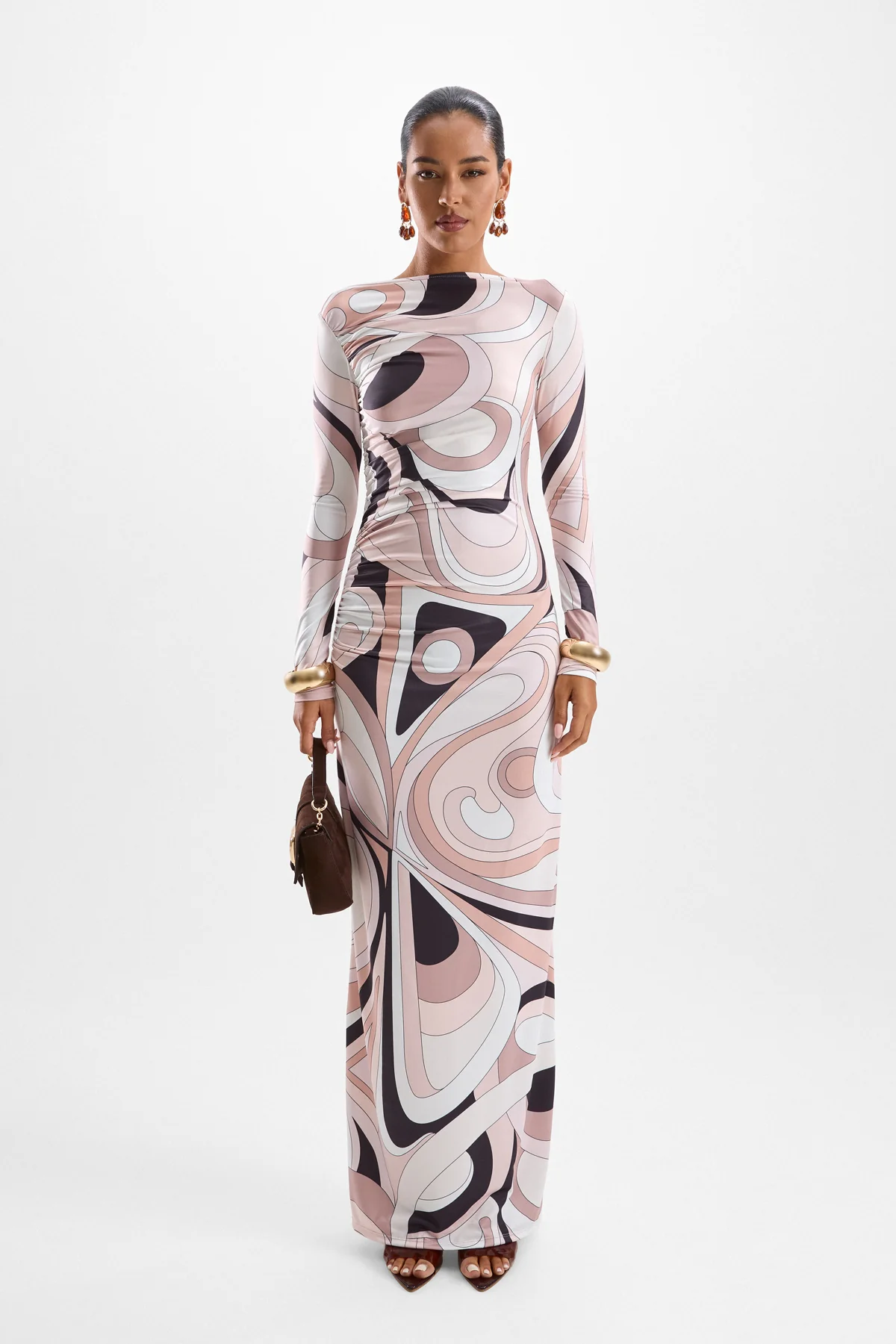 Empress Maxi Dress - Mars Beige - Image 2