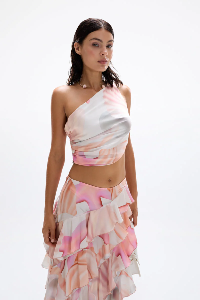 Enigma Asymetric Top - Tahiti Pink - Image 4