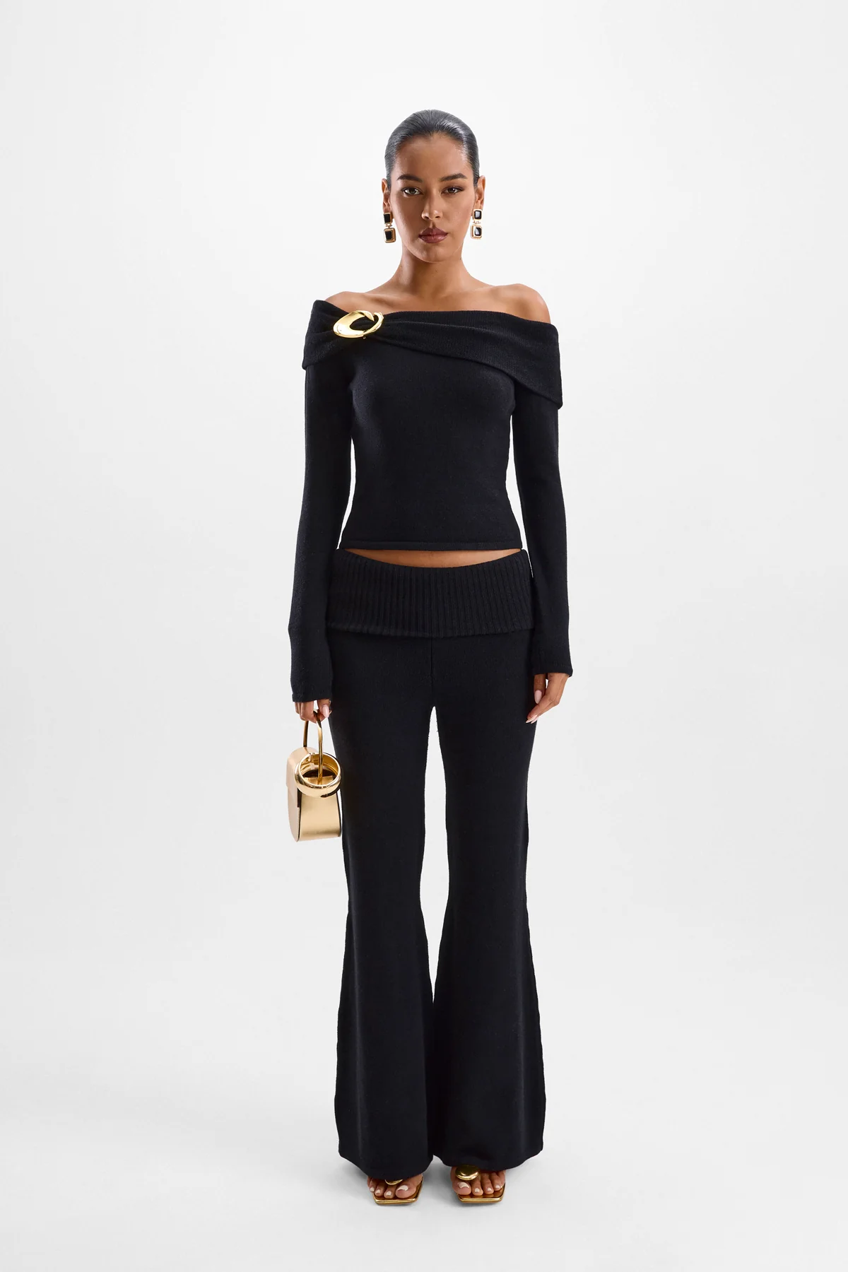Fawn Knit Top - Black - Image 3