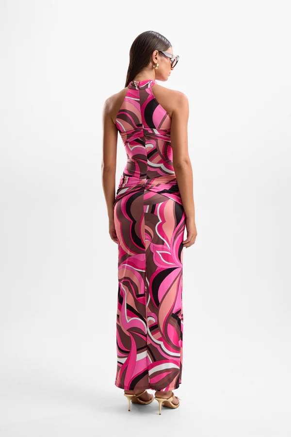 Hevea Halo Maxi Dress - Dolce Pink - Image 2