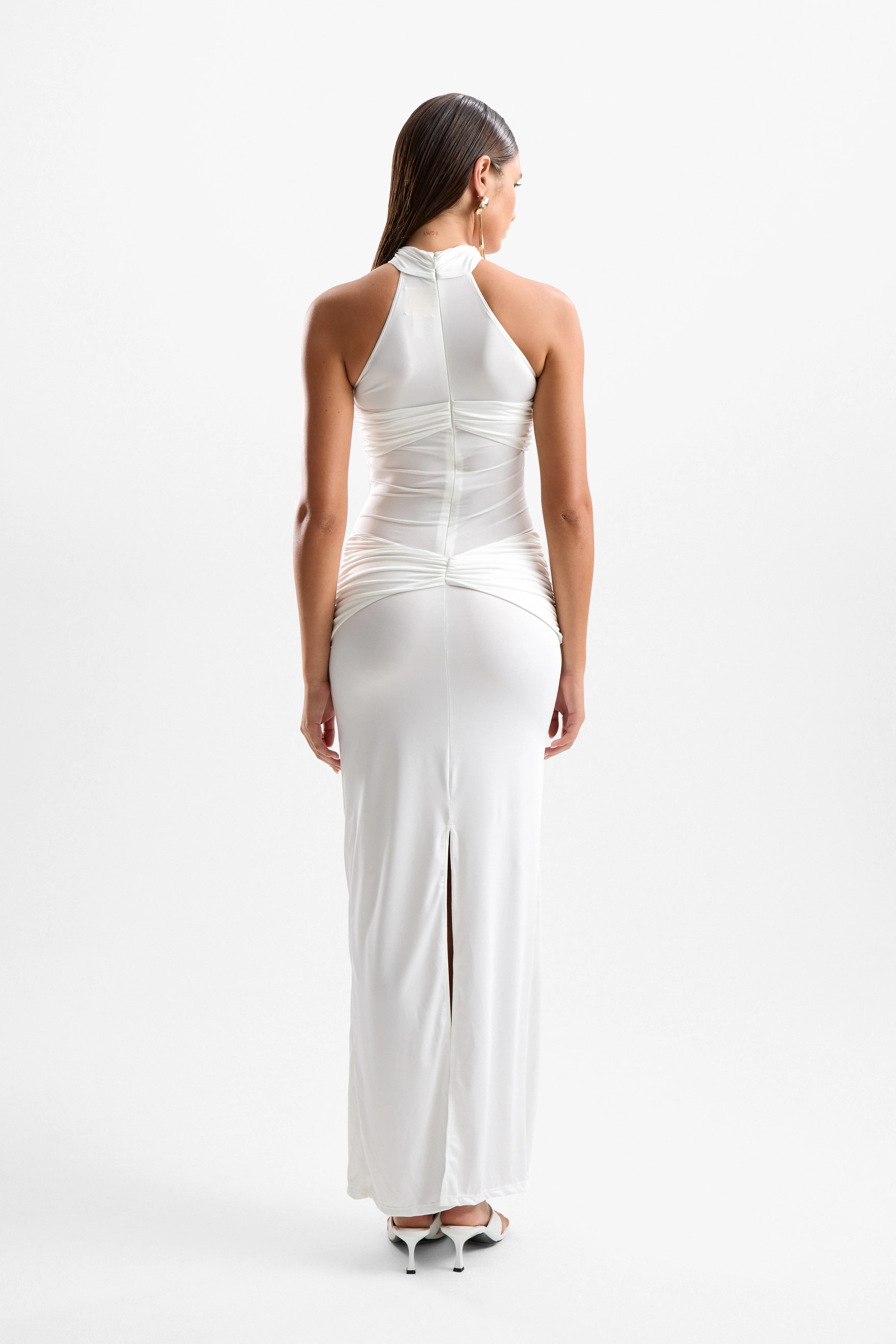 Hevea Halo Maxi Dress - Pearl - Image 2