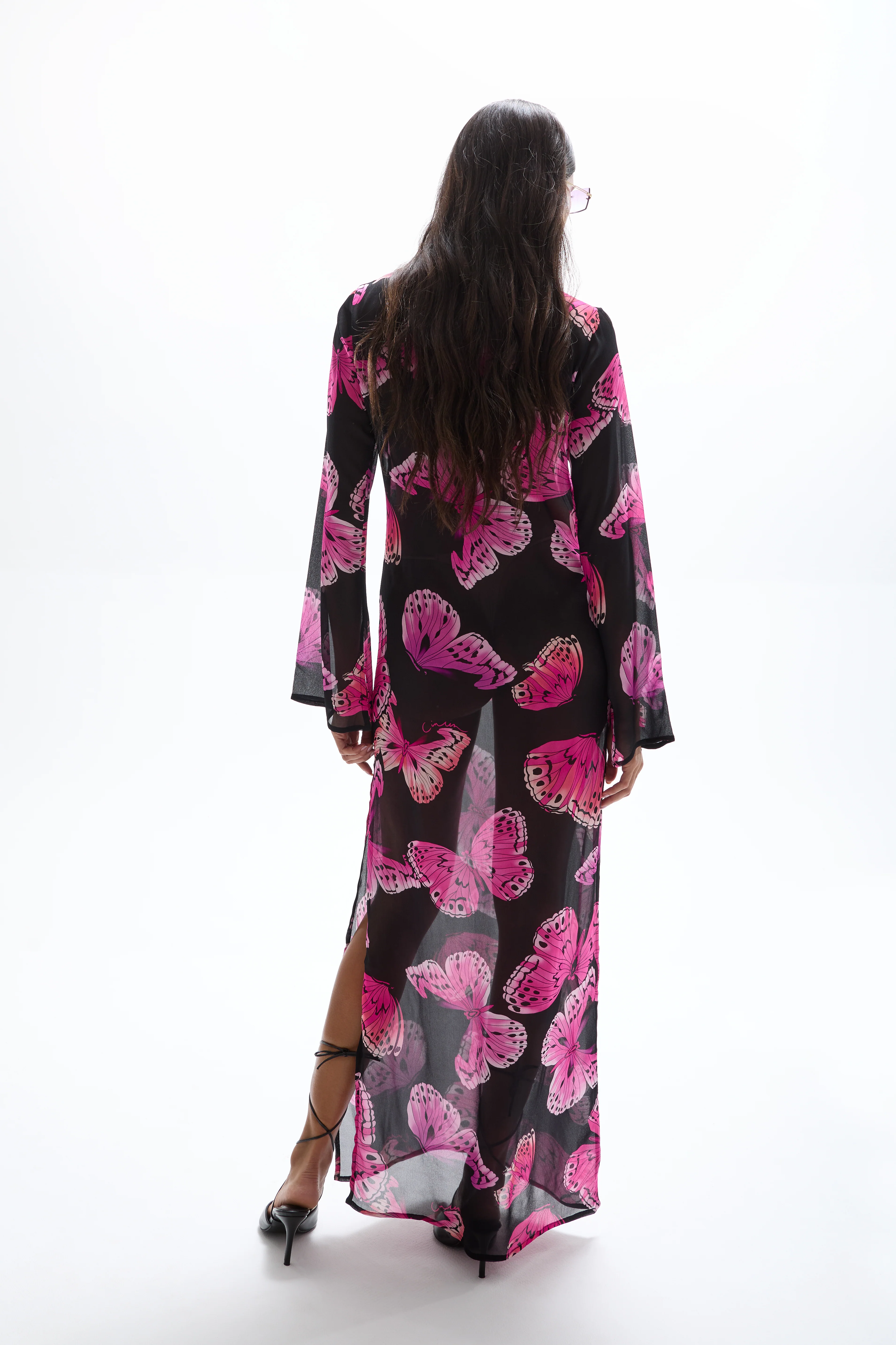 Hotline Butterfly Maxi Dress - Monarch - Image 3