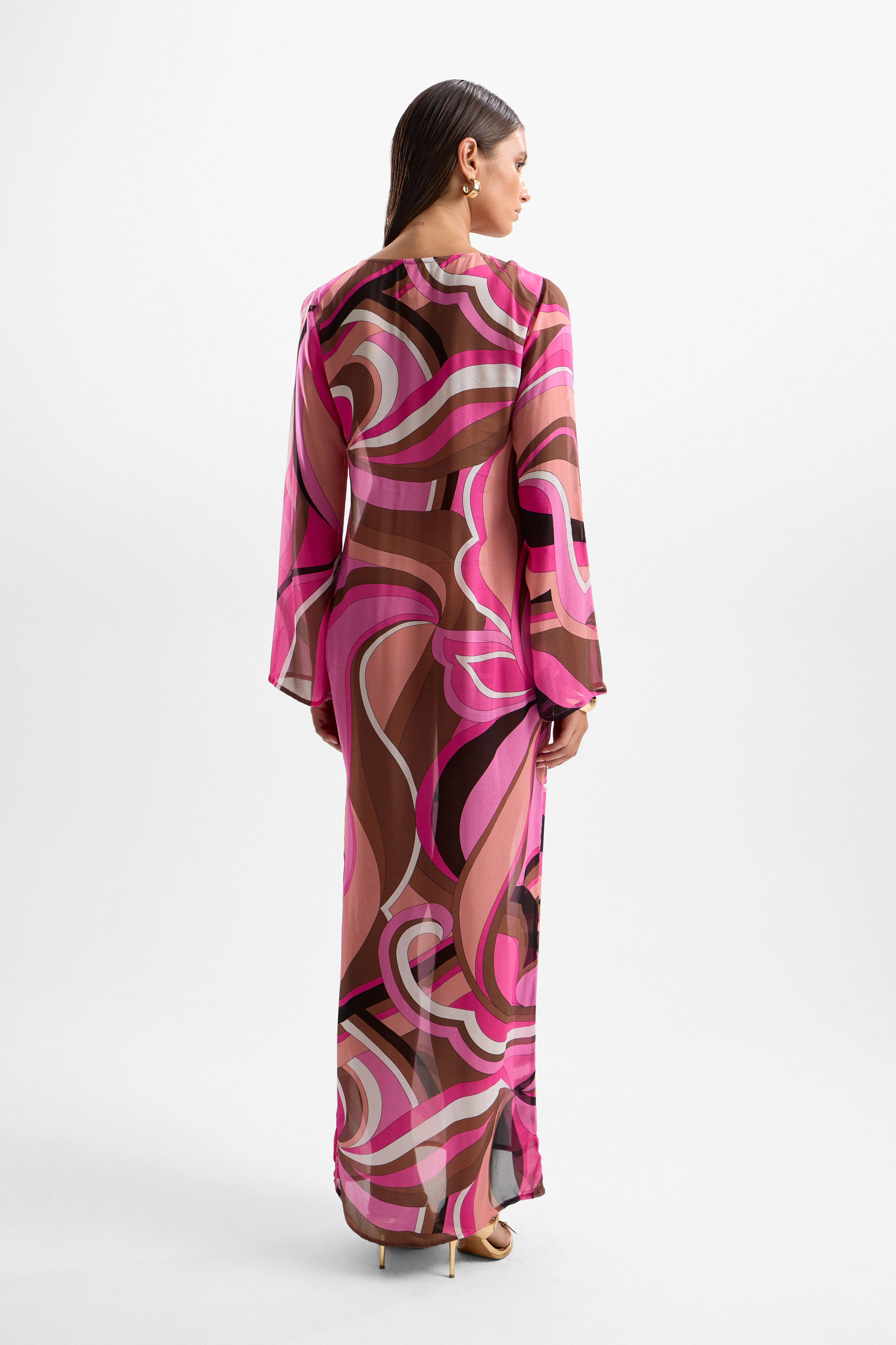 Hotline Lobster Maxi Dress - Dolce Pink - Image 2