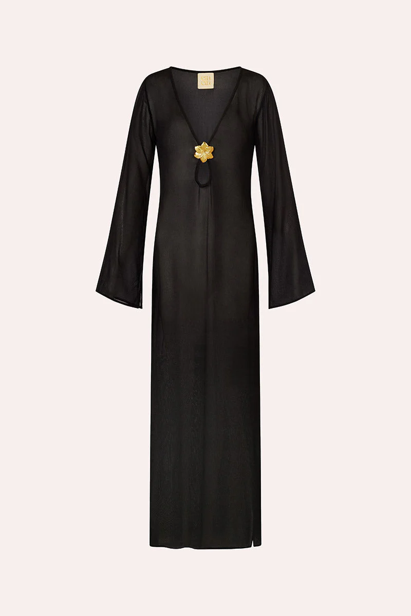 Hotline Maxi Dress - Black - Image 4
