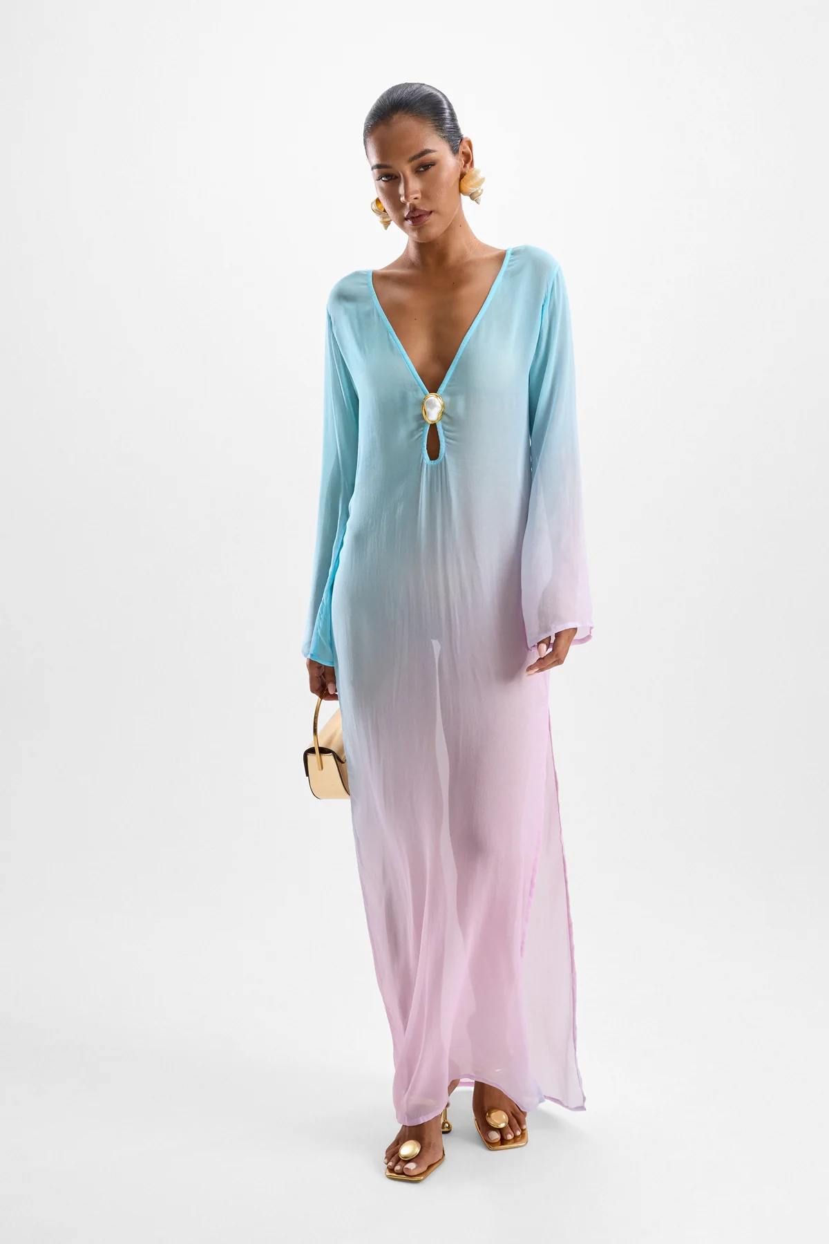 Hotline Moonstone Maxi Dress - Gelato - Image 4