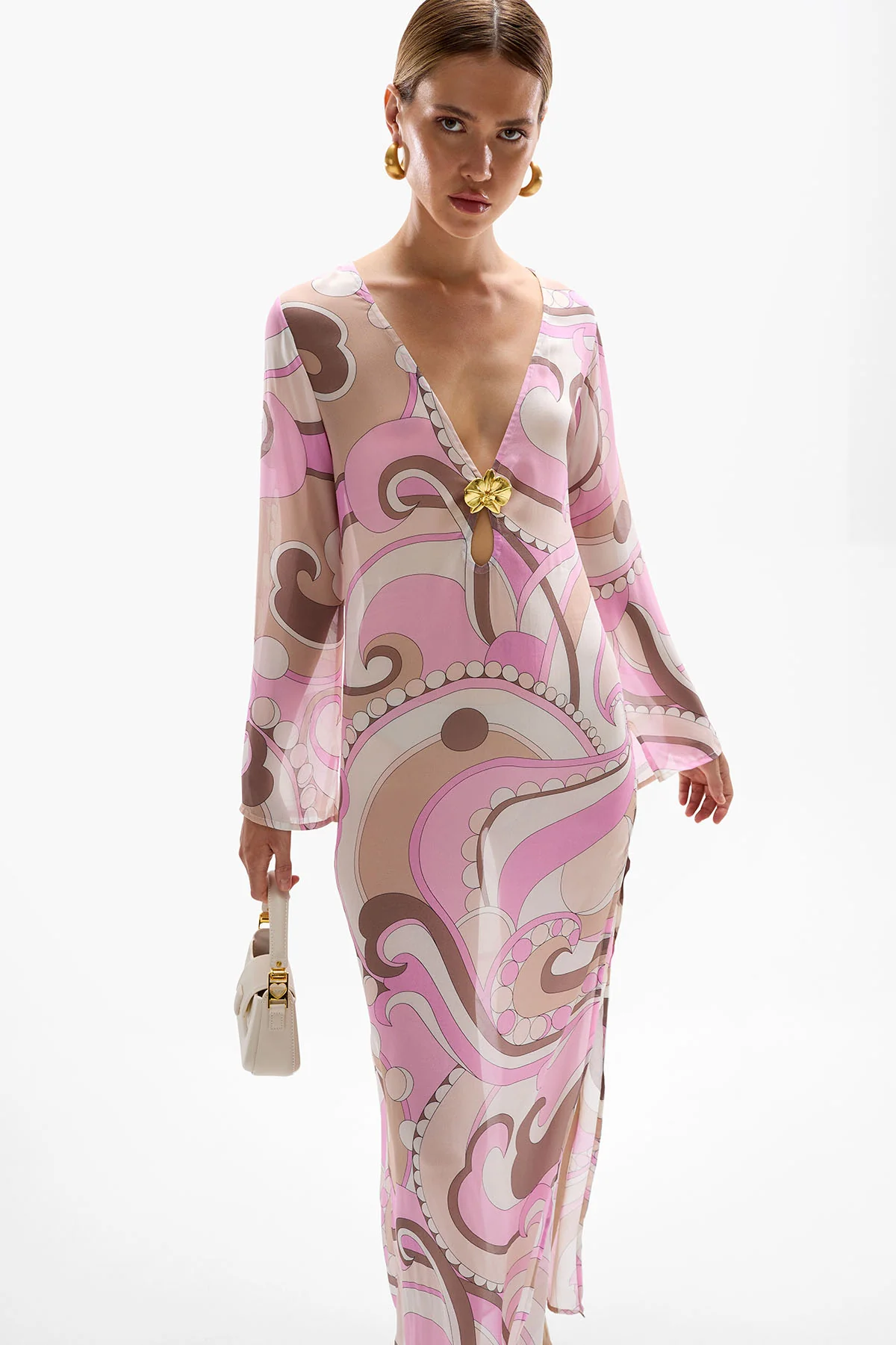 Hotline Orchid Maxi Dress - Antibes - Image 3