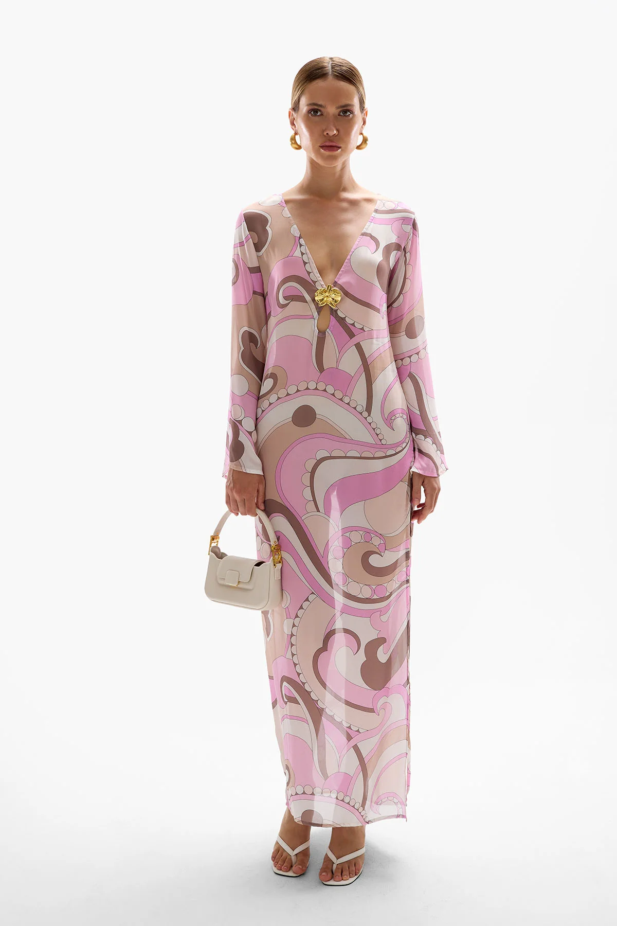Hotline Orchid Maxi Dress - Antibes - Image 4