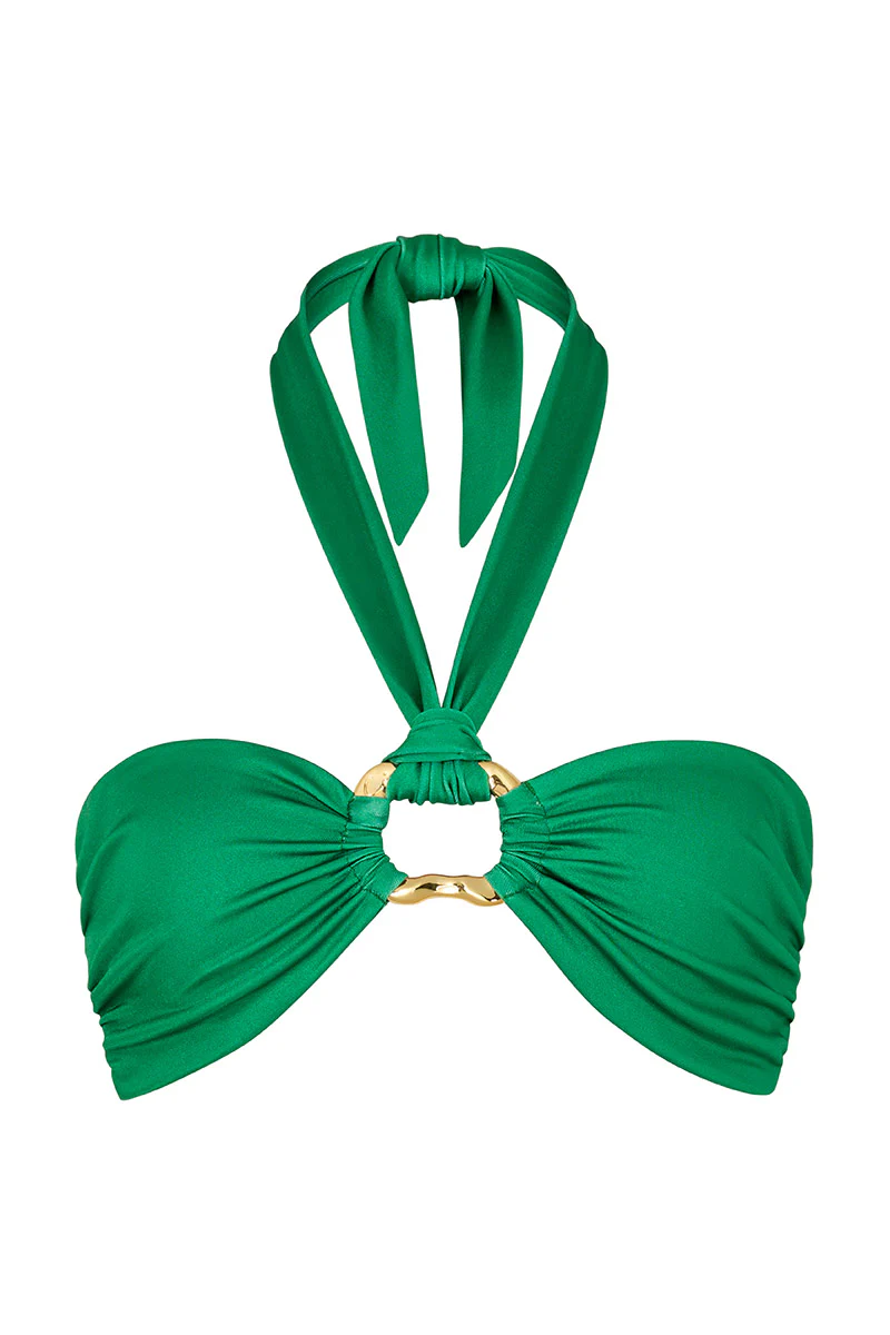 Locket Bandeau Top - Emerald - Image 2