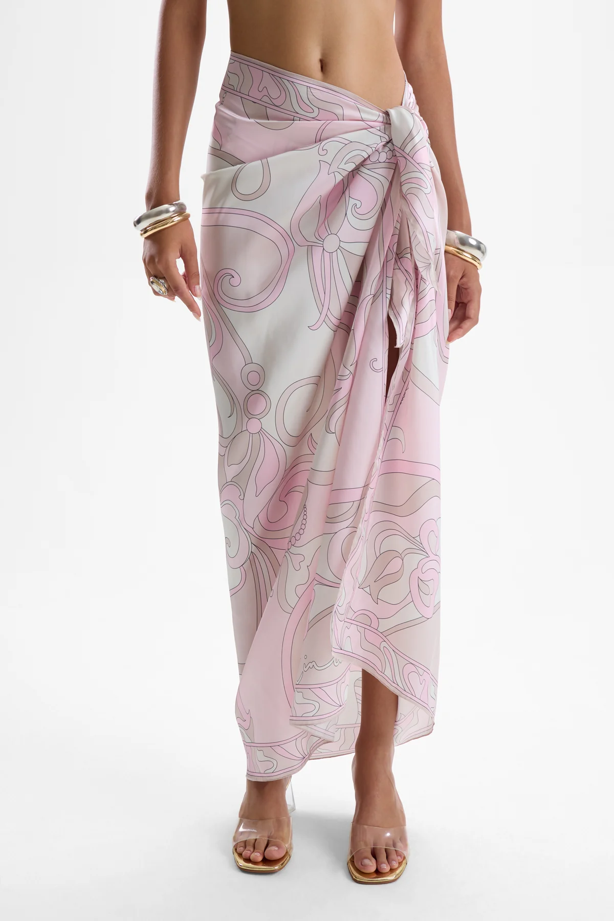 Long Scarf - Deco Pink - Image 2
