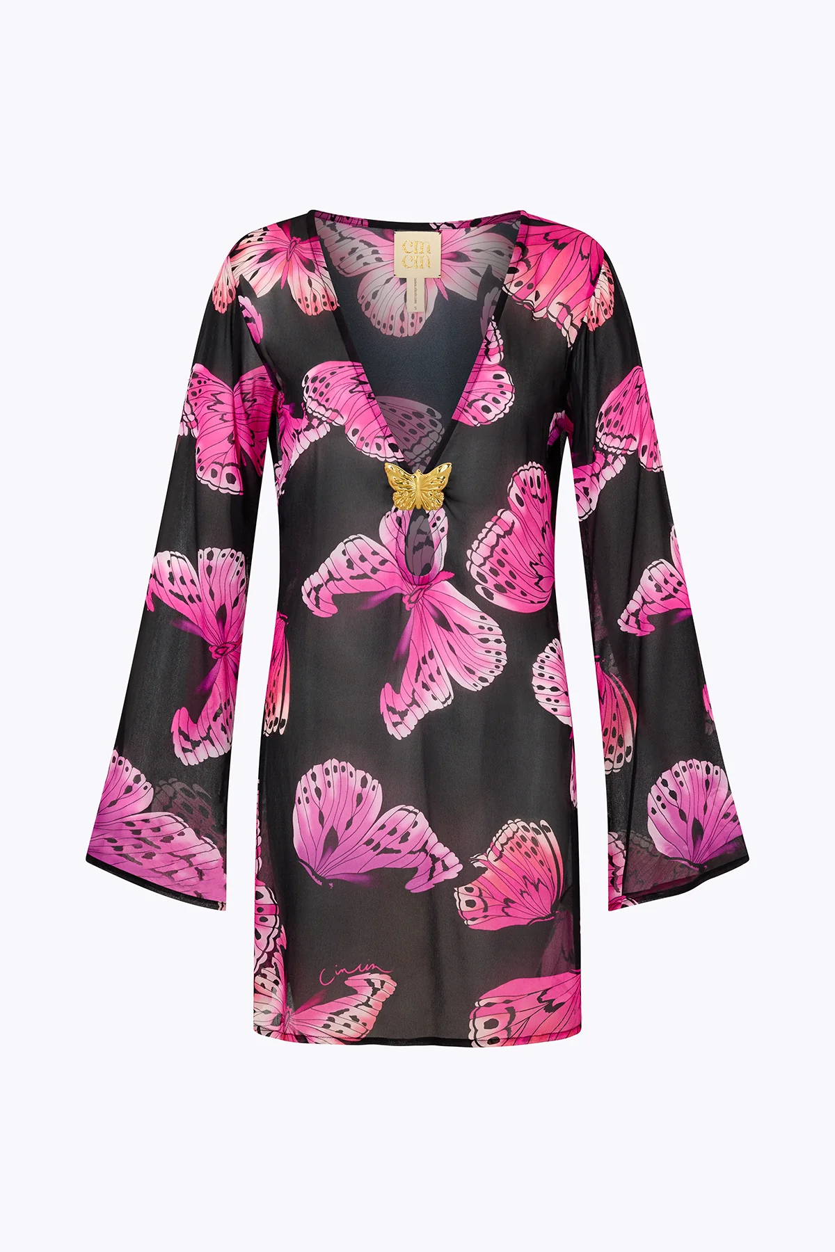 Lulu Butterfly Dress - Monarch - Image 4