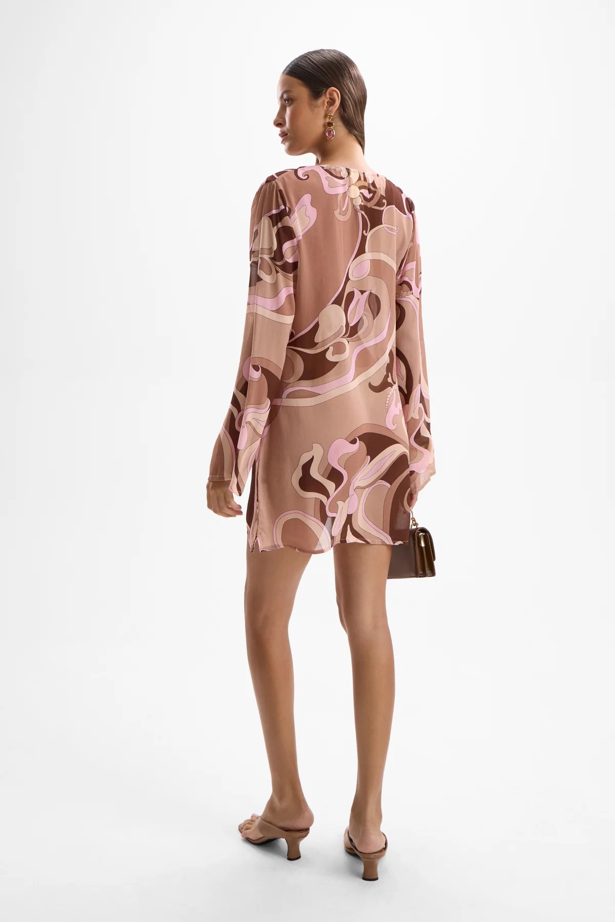 Lulu Moonstone Dress - Deco Mocha - Image 2