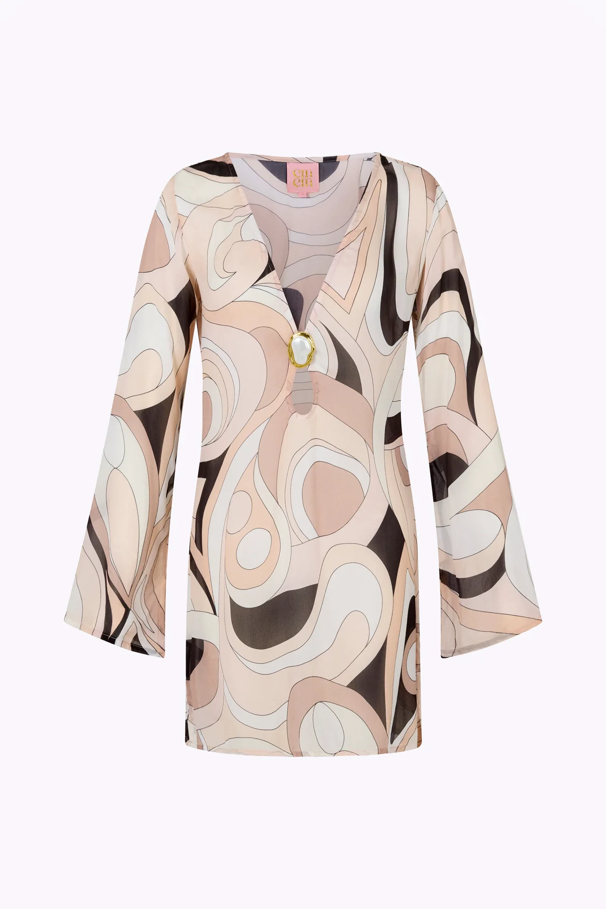 Lulu Moonstone Dress - Mars Beige - Image 2