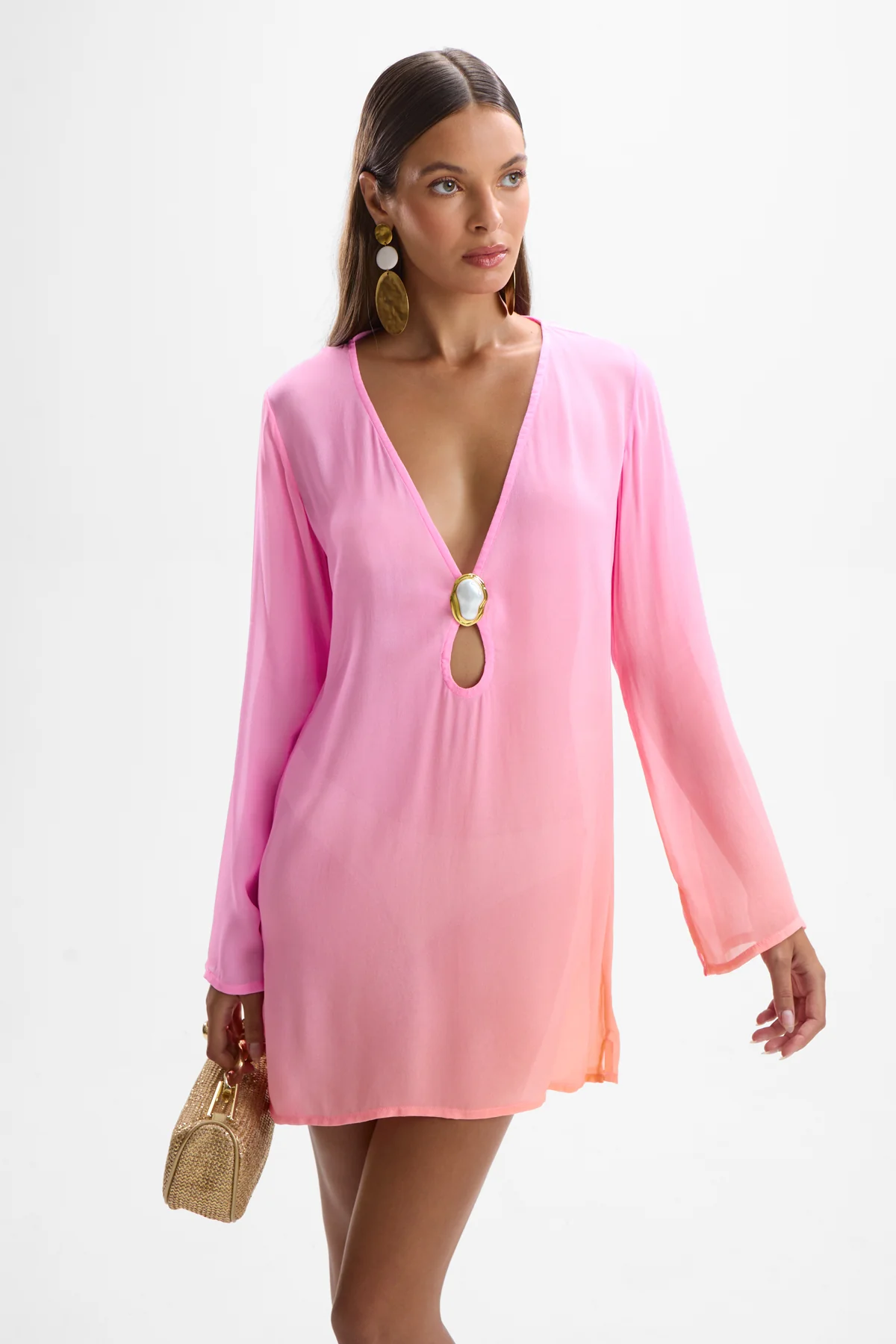 Lulu Moonstone Dress - Sorbet - Image 3