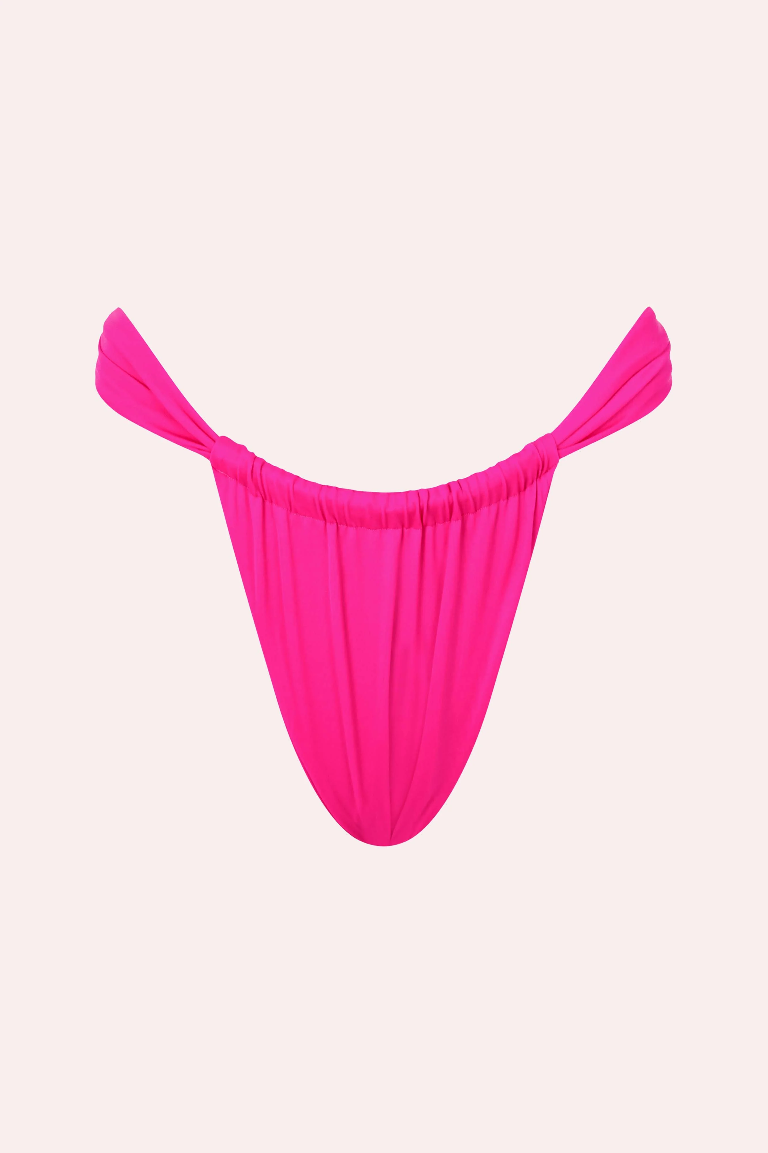 Marina Gathered Bottoms - Hot Pink