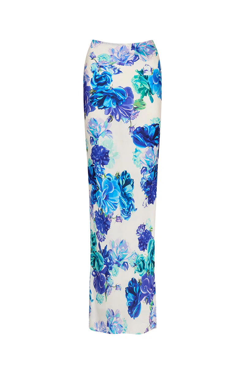Miami Maxi Skirt - Flamenco Blue - Image 5