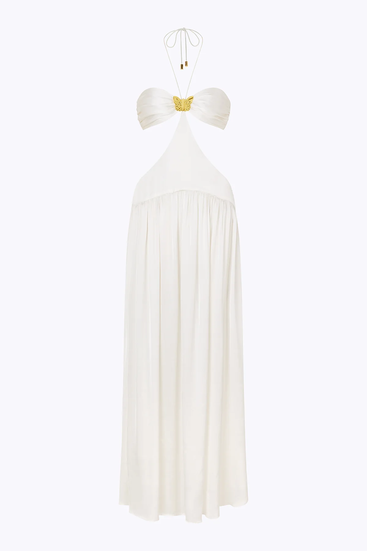 Mila Butterfly Maxi Dress - Pearl - Image 2