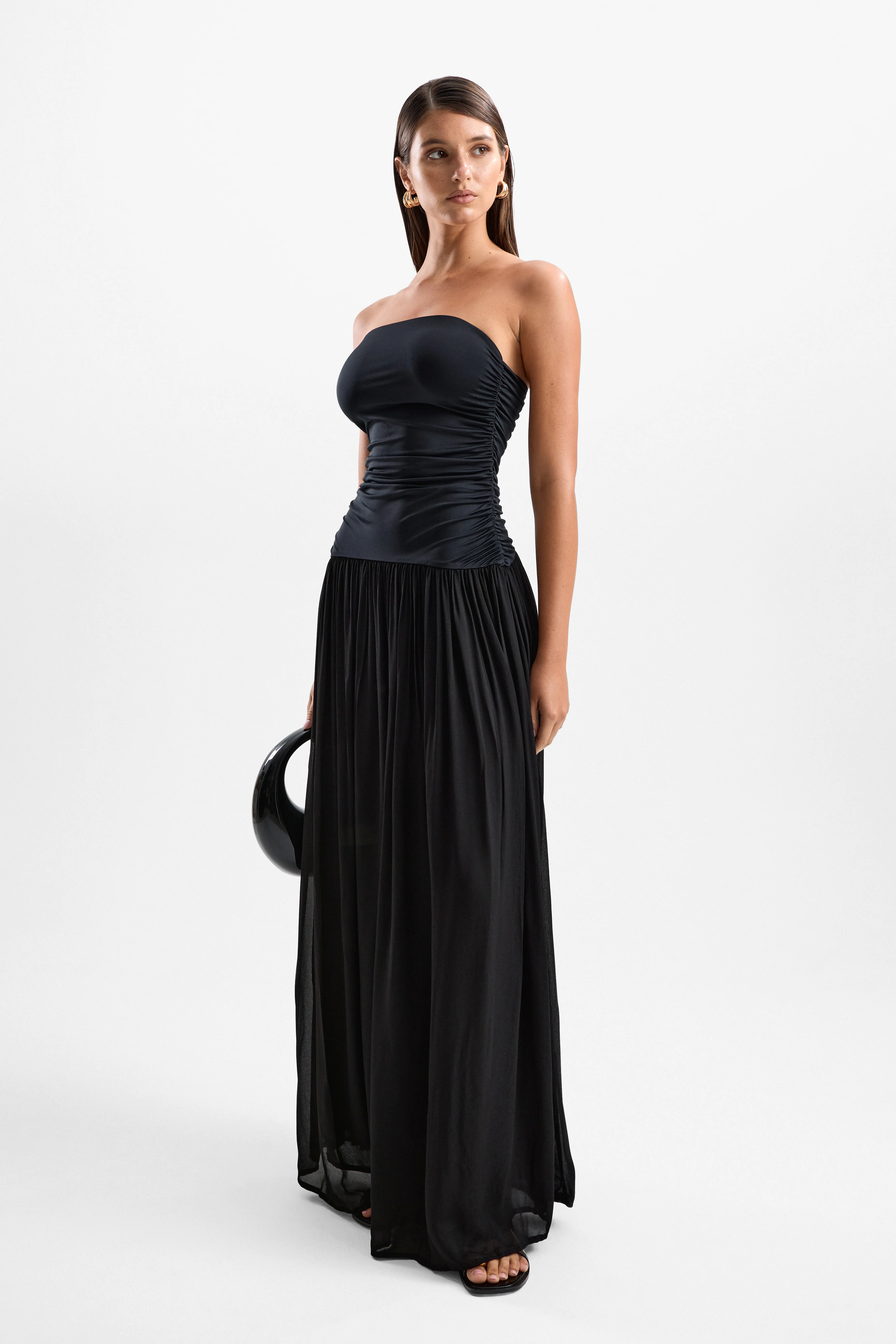 Mode Maxi Dress - Black - Image 3
