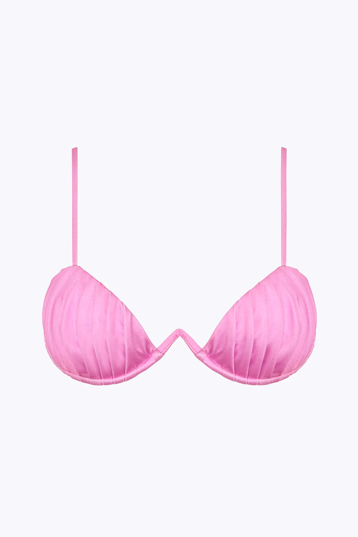 Oyster Bra Bikini Top - Dahlia