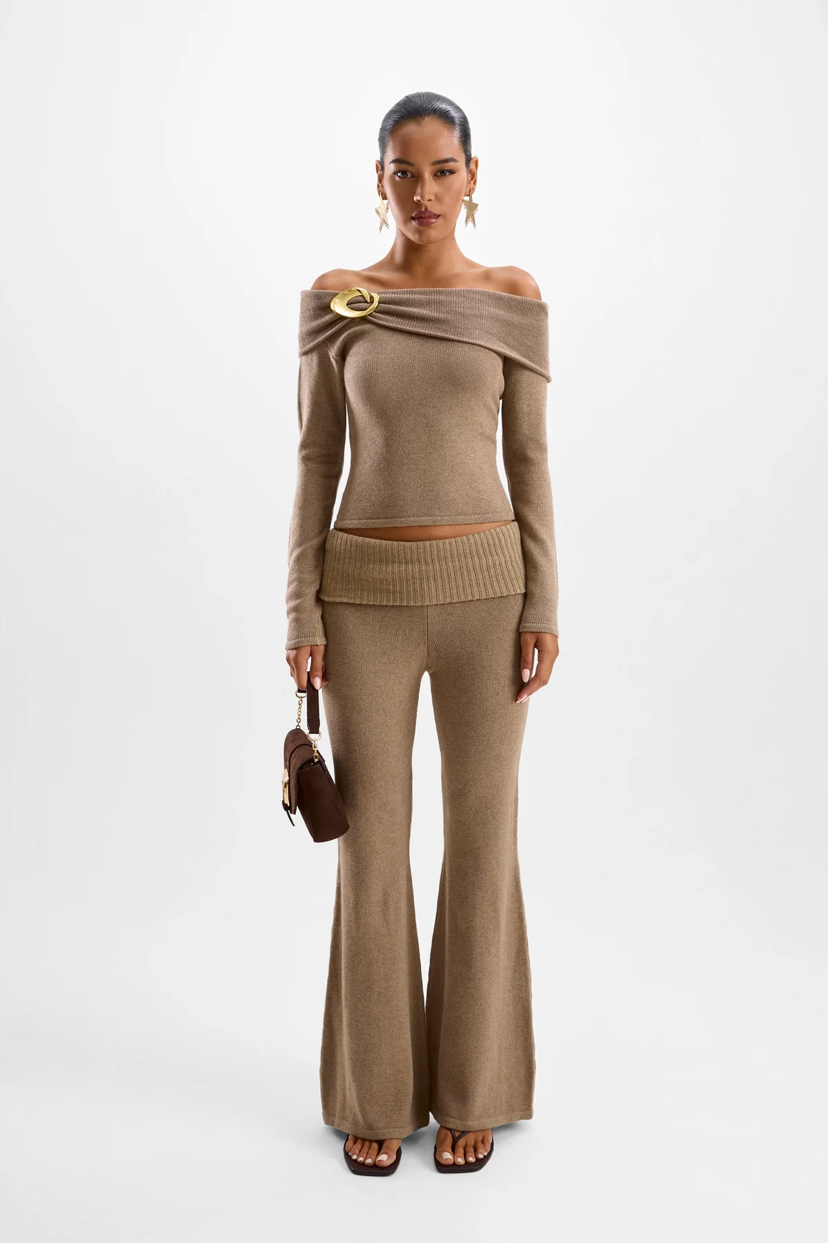 Parker Knit Pants - Mocha - Image 4