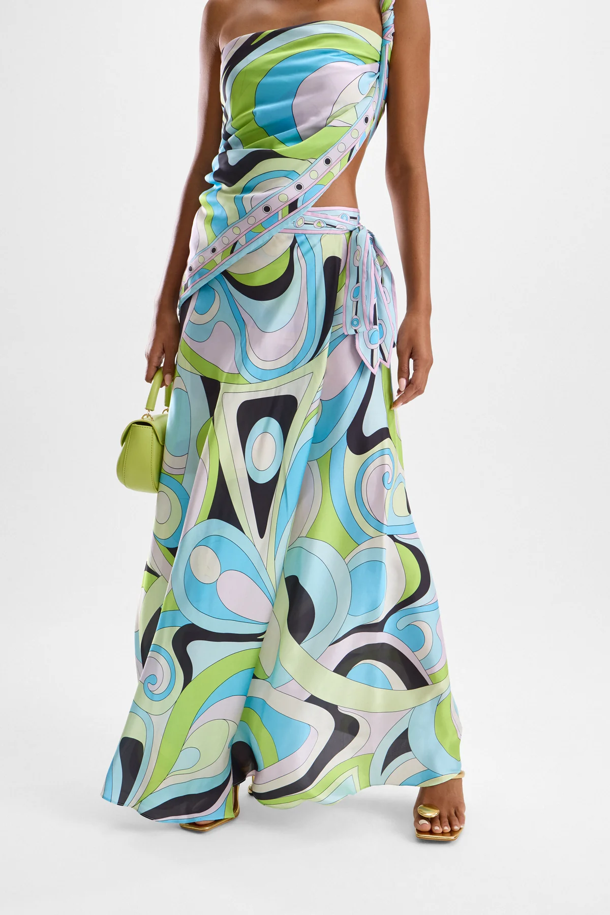 Sienna Maxi Skirt - Mars Blue - Image 3