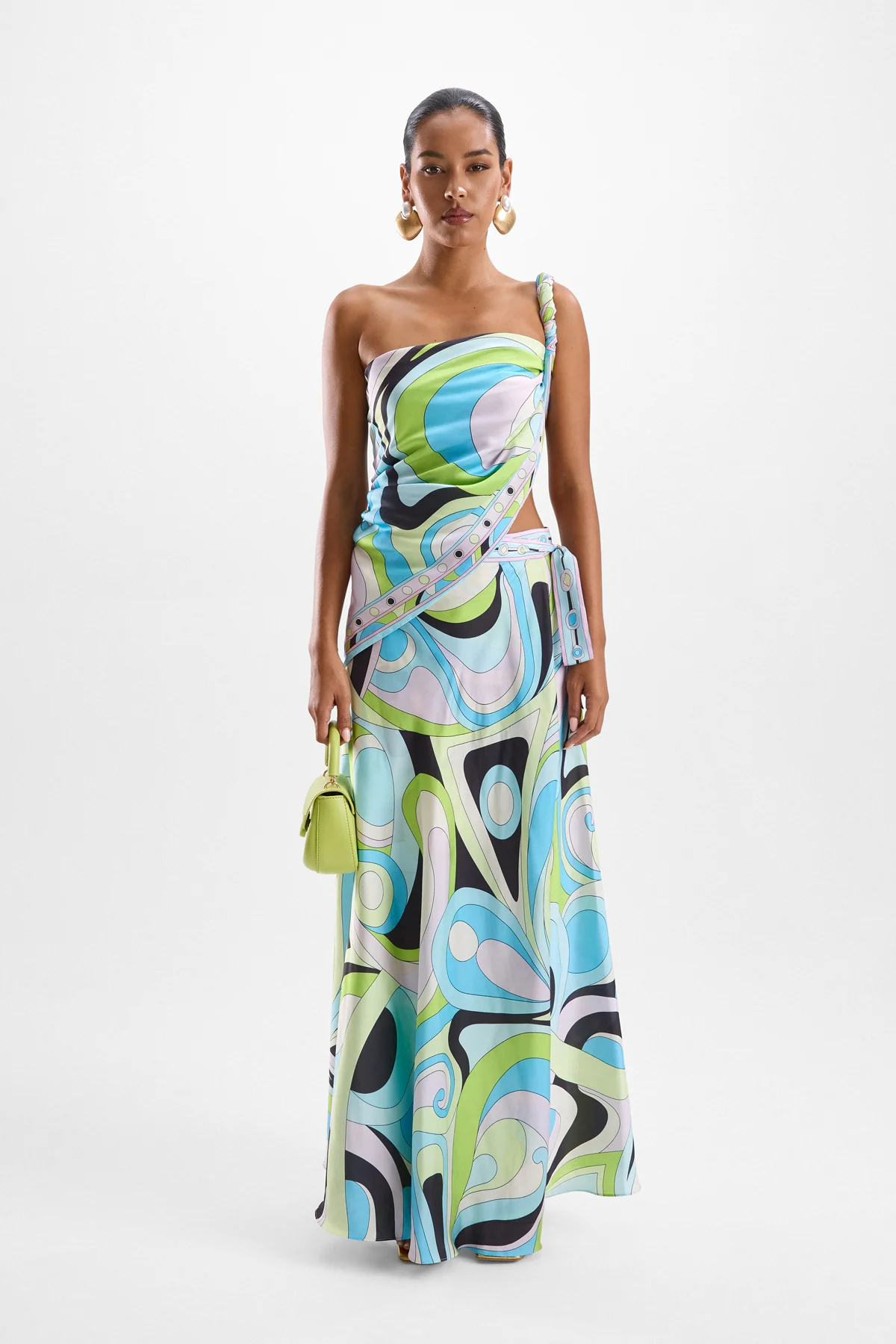 Sienna Maxi Skirt - Mars Blue - Image 4