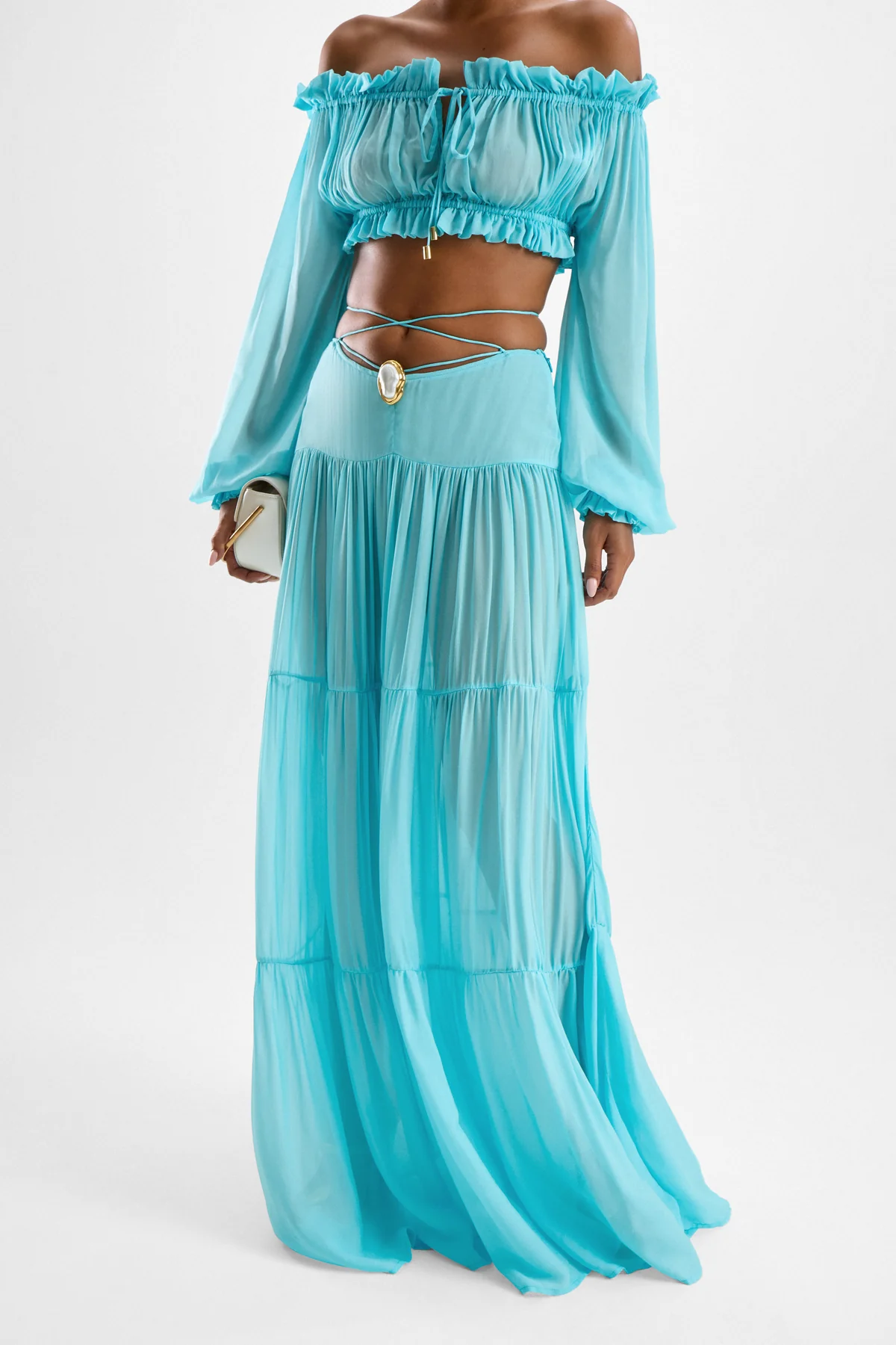 Song Moonstone Skirt - Blue Lagoon - Image 3