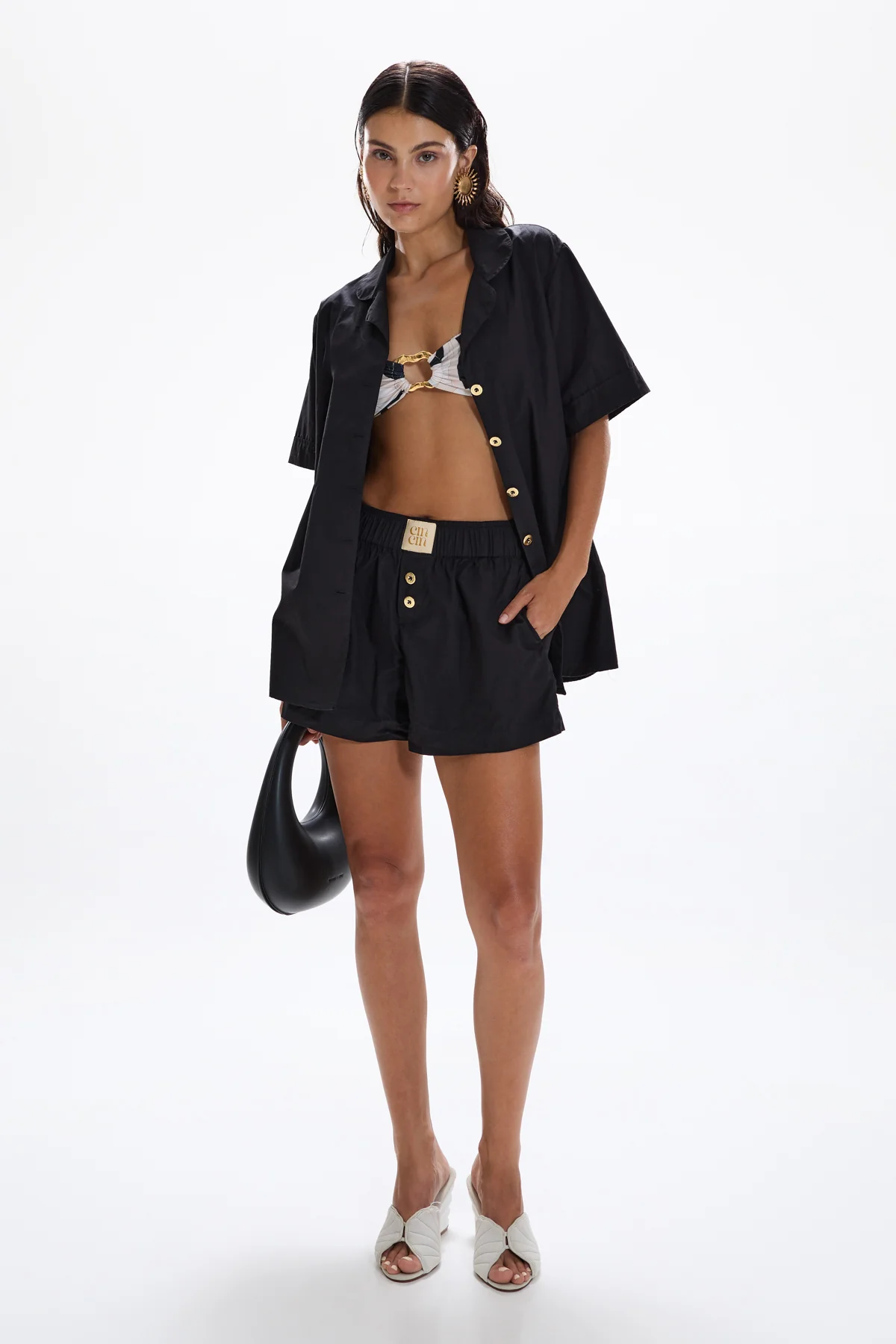 Troppo Bowling Shirt - Black