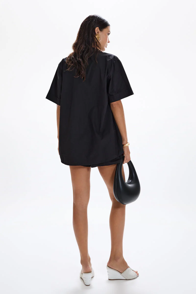 Troppo Bowling Shirt - Black - Image 2