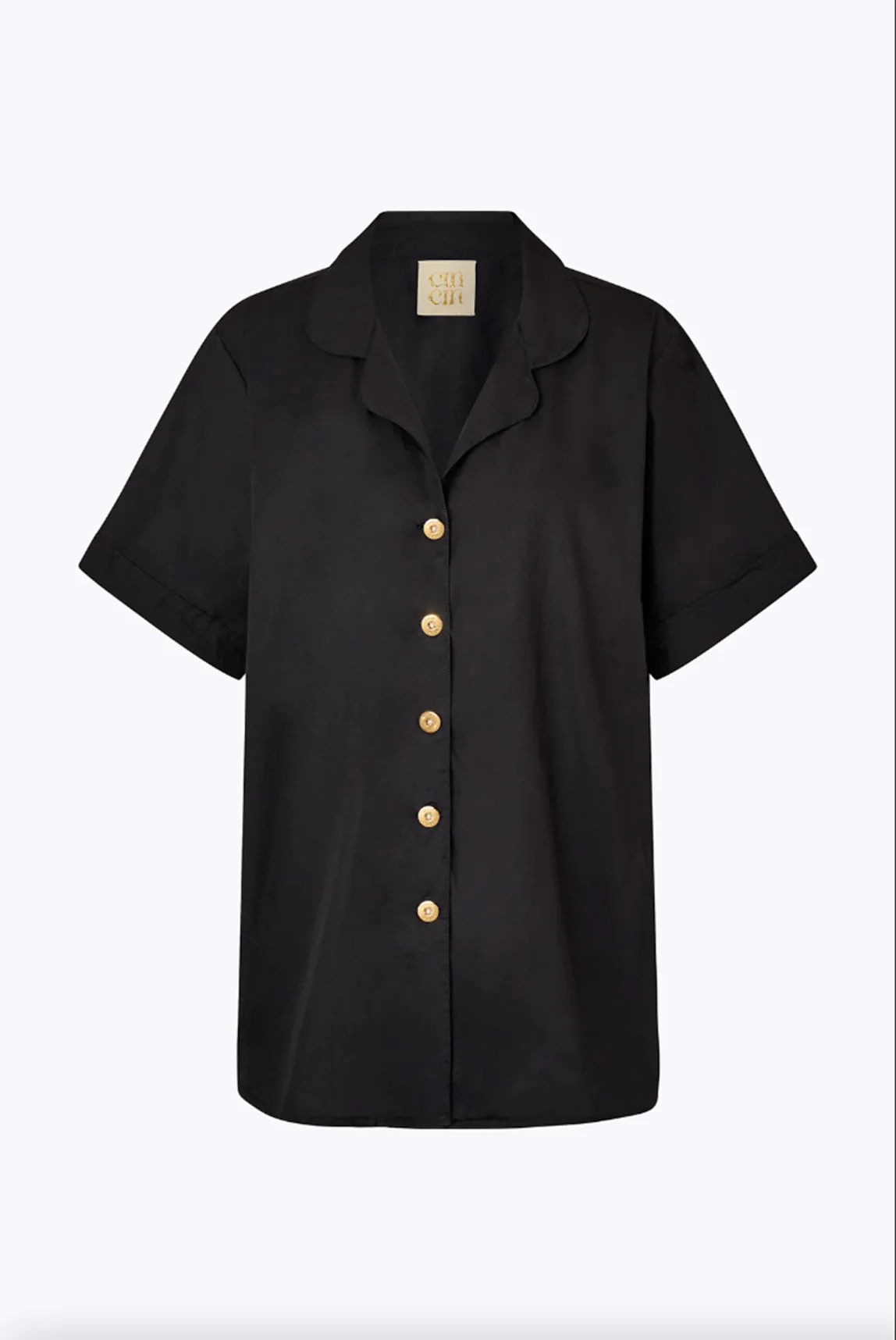 Troppo Bowling Shirt - Black - Image 3