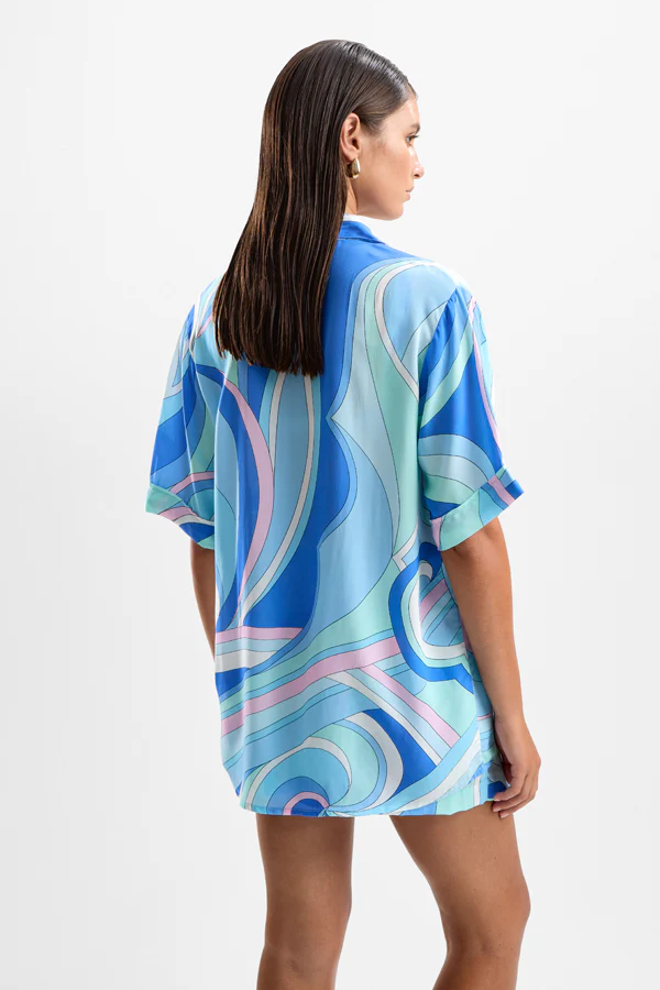 Troppo Bowling Shirt - Dolce Blue - Image 3