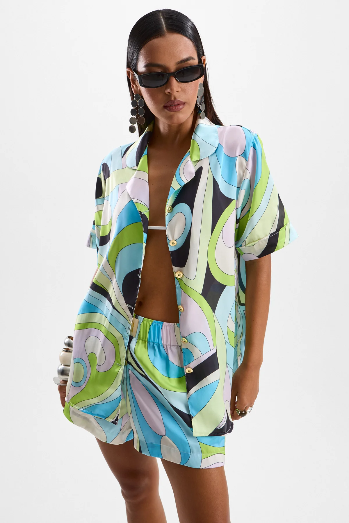 Troppo Bowling Shirt - Mars Blue - Image 3