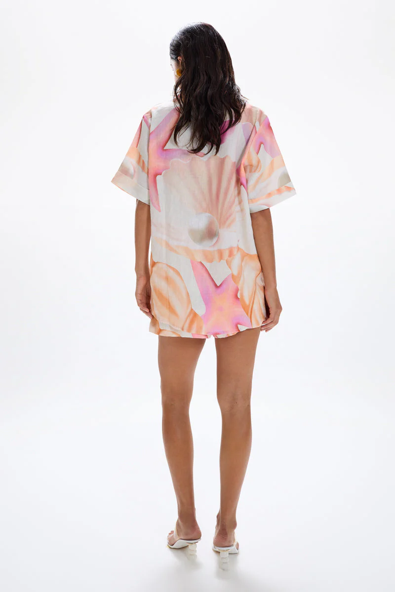 Troppo Bowling Shirt - Tahiti Pink - Image 3