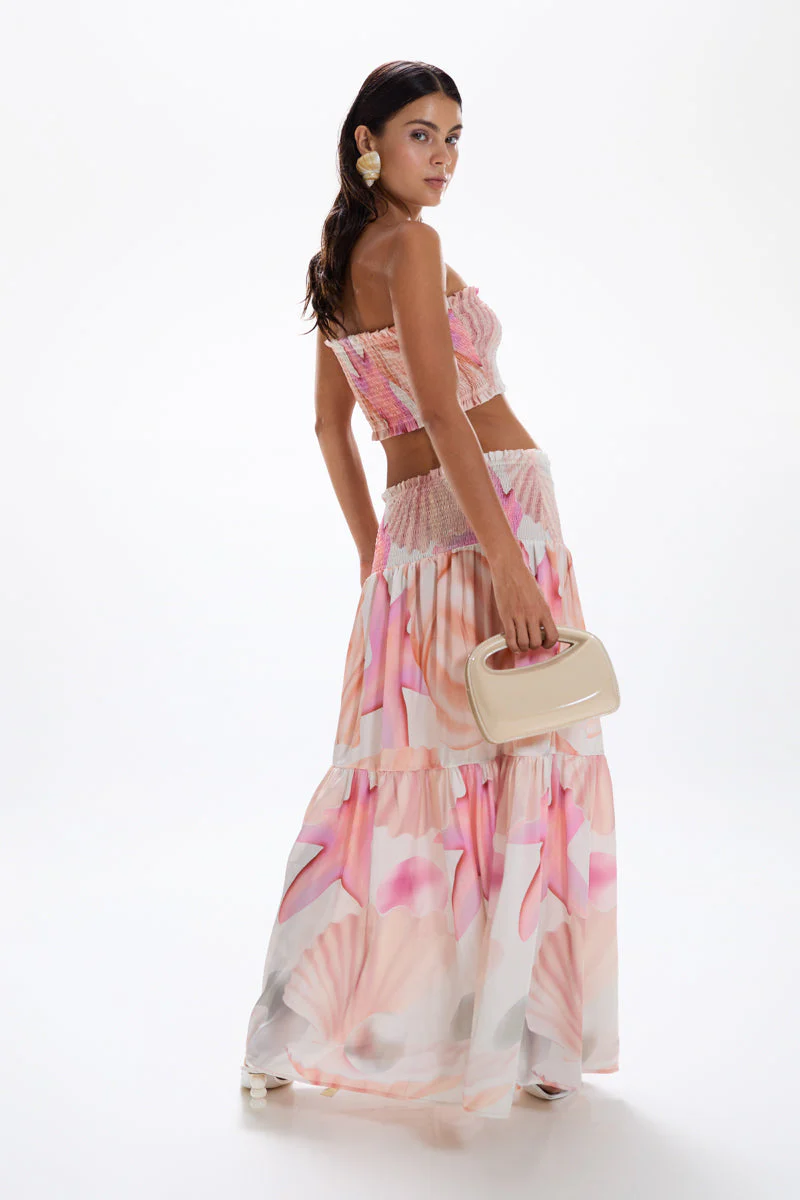 Vagabond Maxi Skirt - Tahiti Pink - Image 3