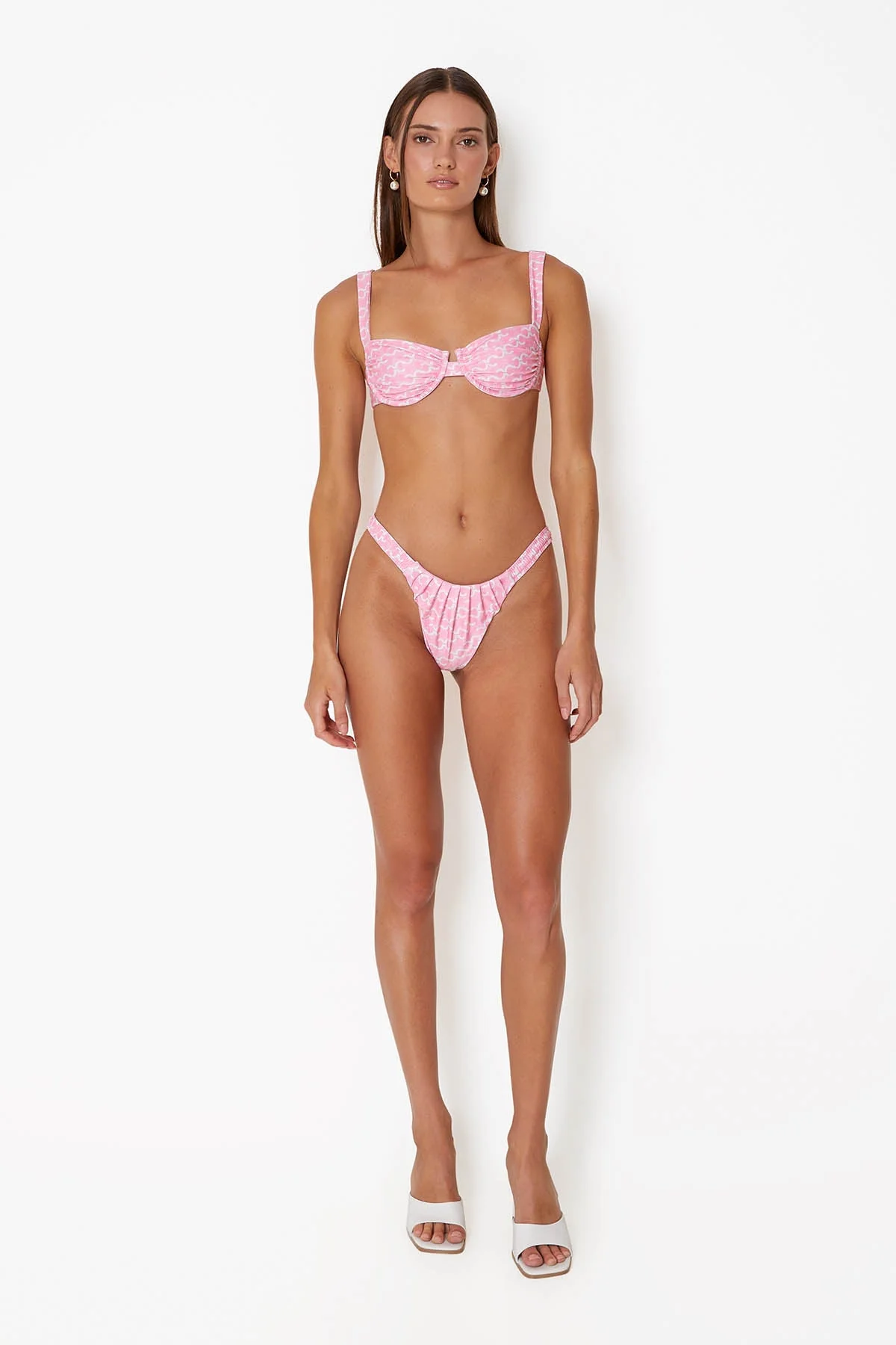 Vibe Scrunch Bottoms - Logomania Pink - Image 2