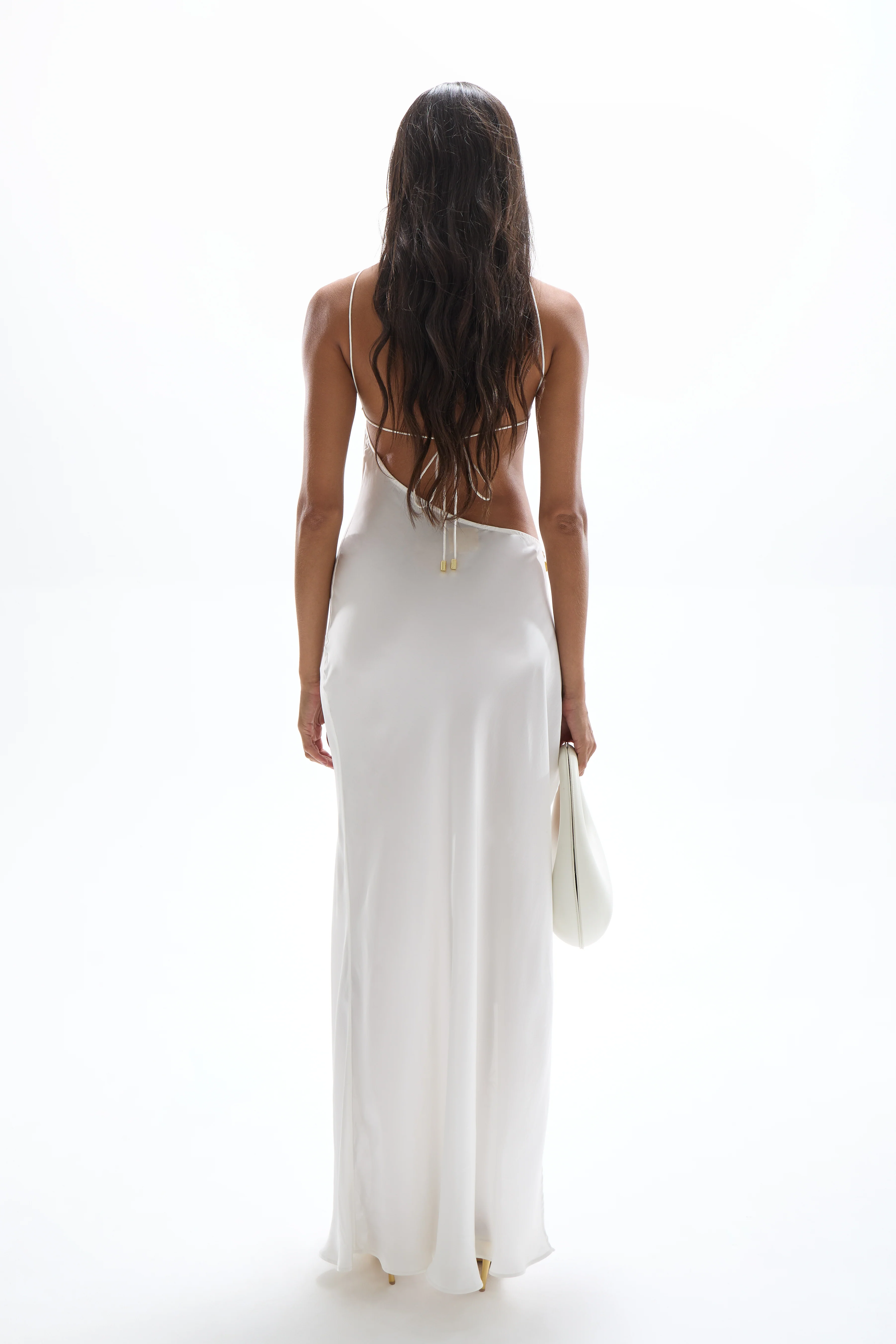 Villa Cut-Out Dress - Pearl - Image 3